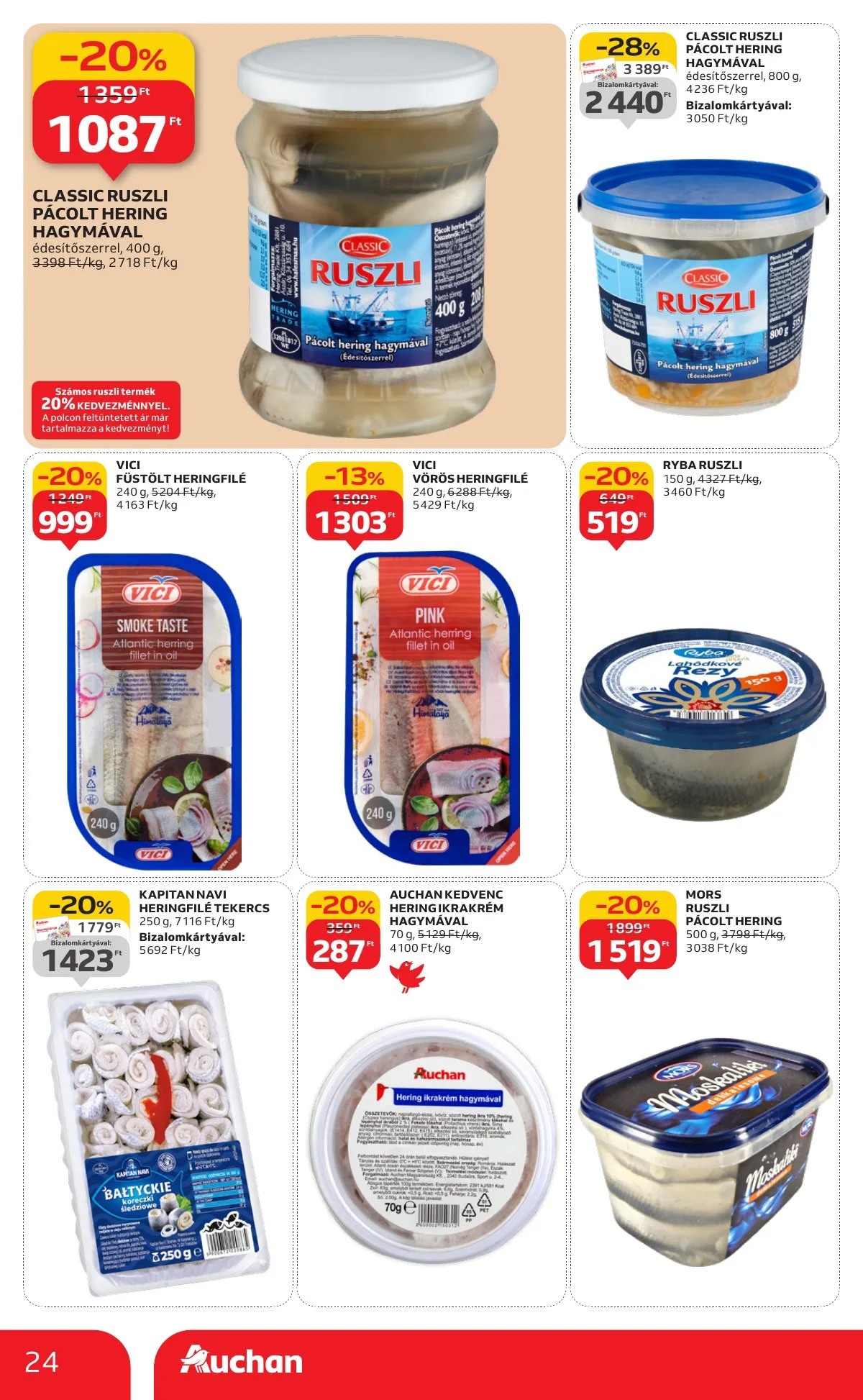 Auchan akciós újság Hipermarket 11.20–11.26 – 24. oldal