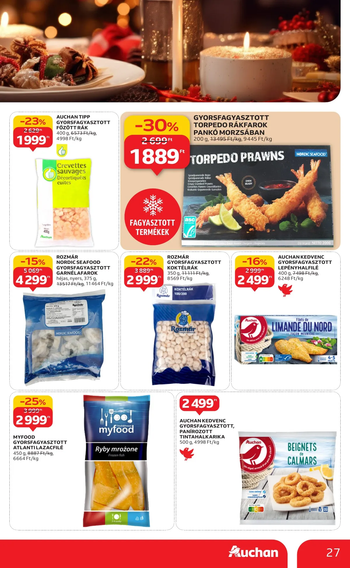 Auchan akciós újság Hipermarket 11.20–11.26 – 27. oldal