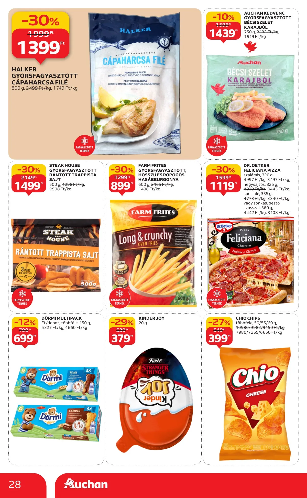 Auchan akciós újság Hipermarket 11.20–11.26 – 28. oldal
