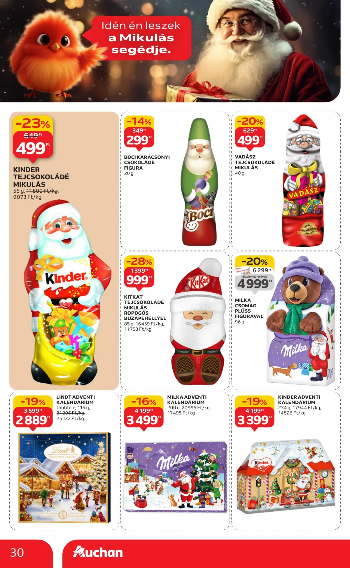 Auchan akciós újság Hipermarket 11.20–11.26 – 30. oldal