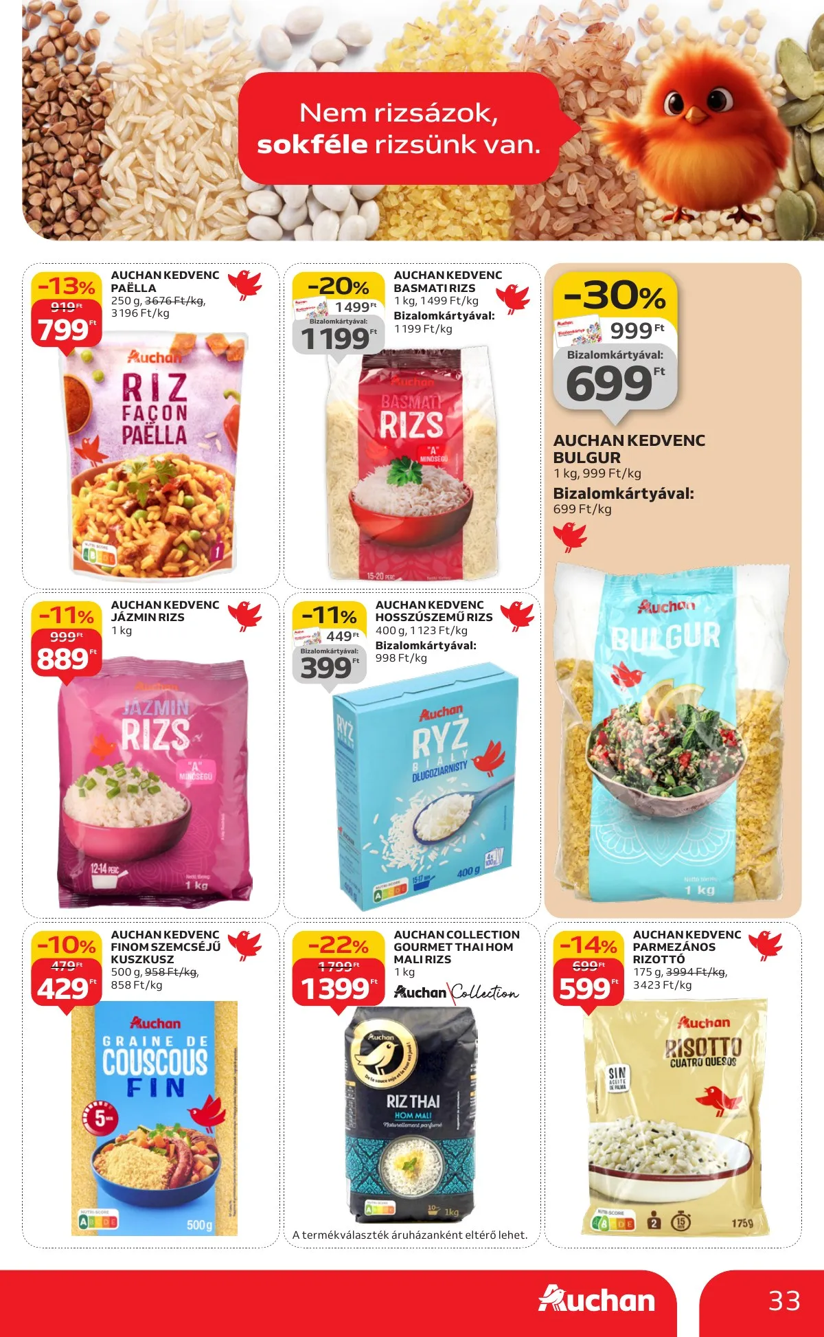 Auchan akciós újság Hipermarket 11.20–11.26 – 33. oldal