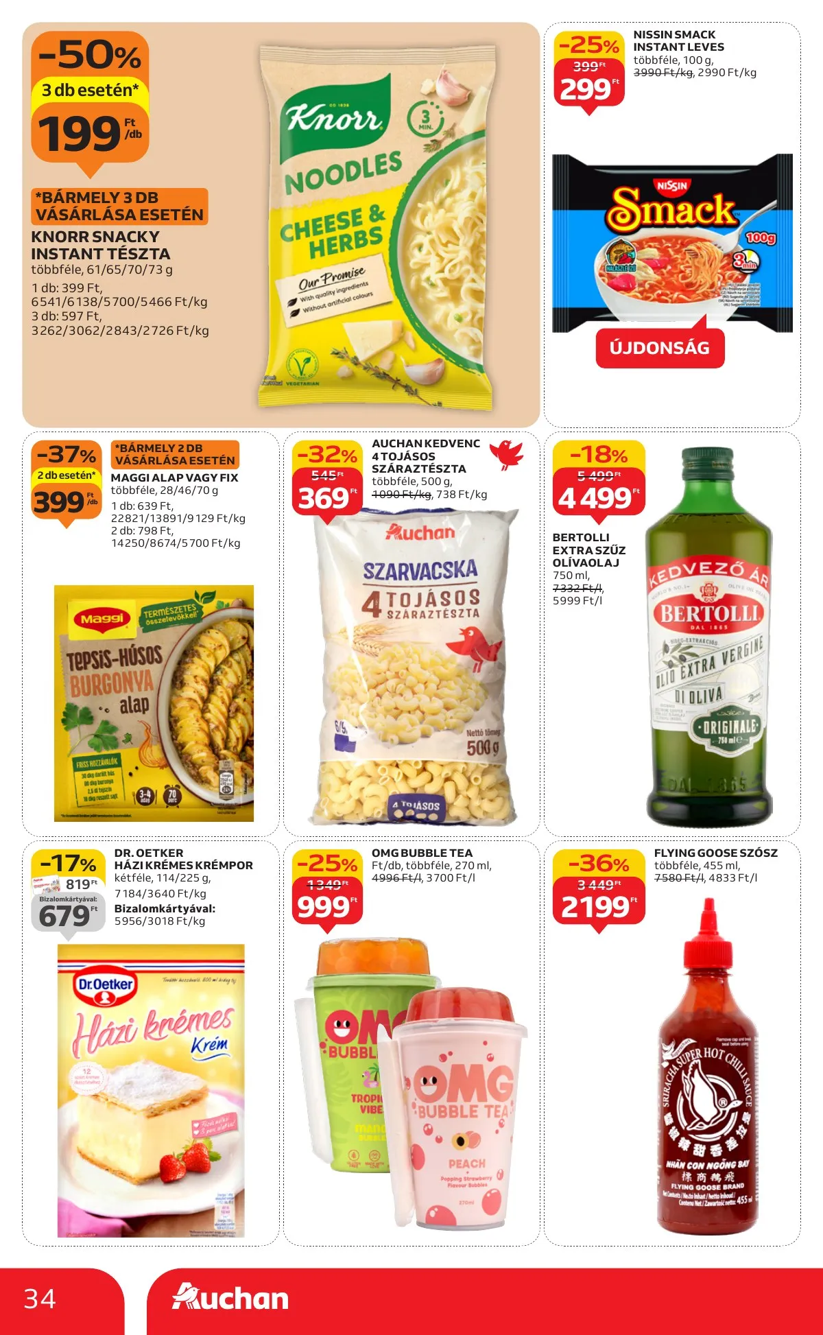 Auchan akciós újság Hipermarket 11.20–11.26 – 34. oldal