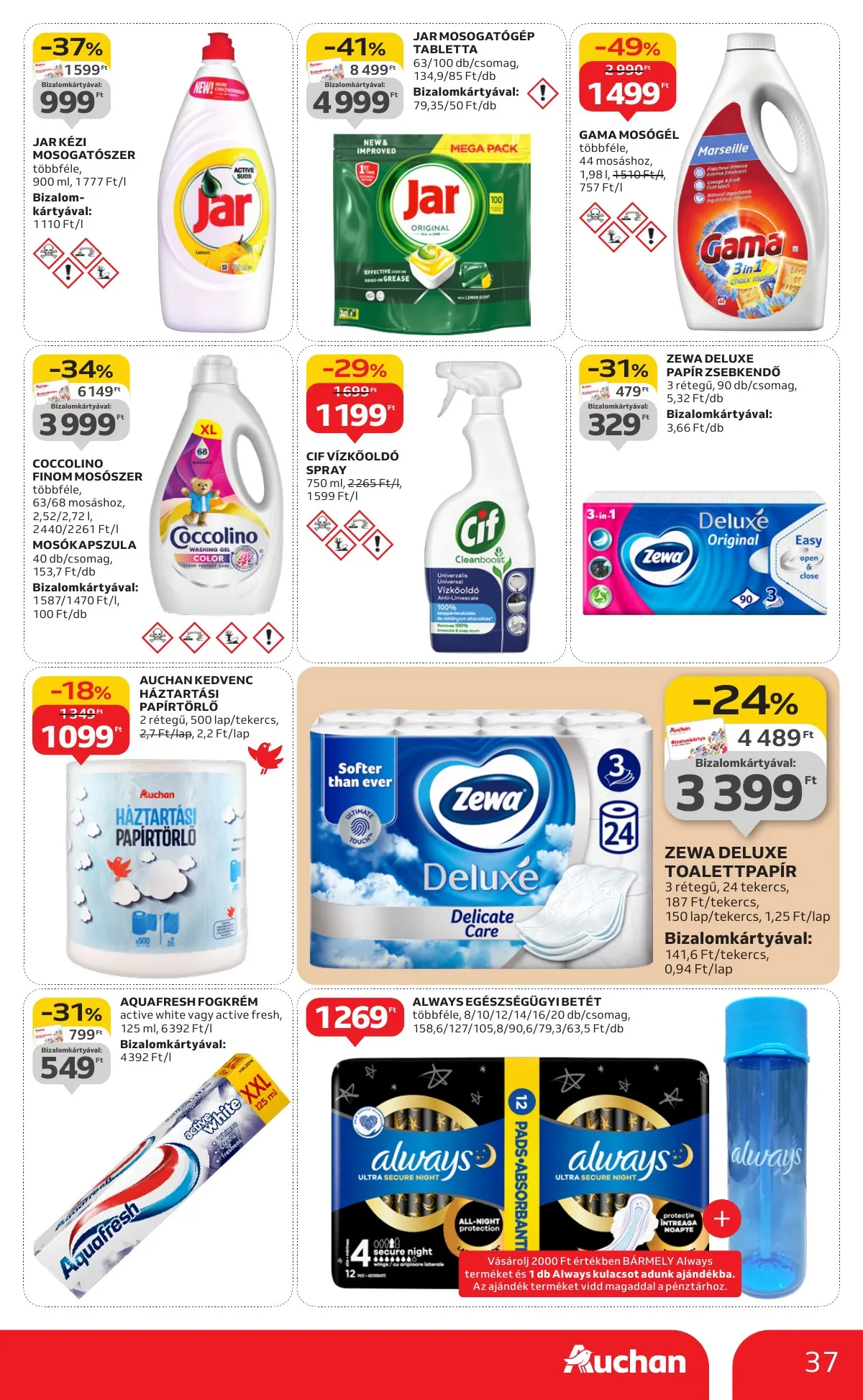 Auchan akciós újság Hipermarket 11.20–11.26 – 37. oldal