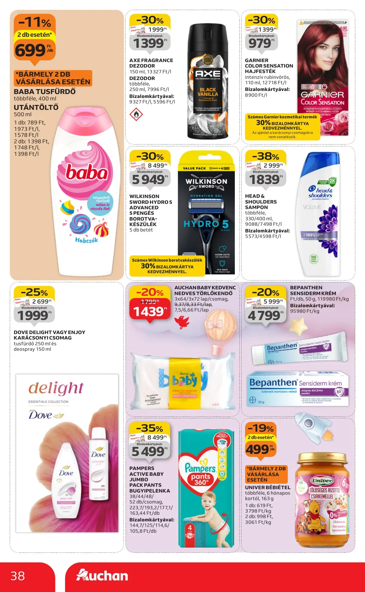 Auchan akciós újság Hipermarket 11.20–11.26 – 38. oldal