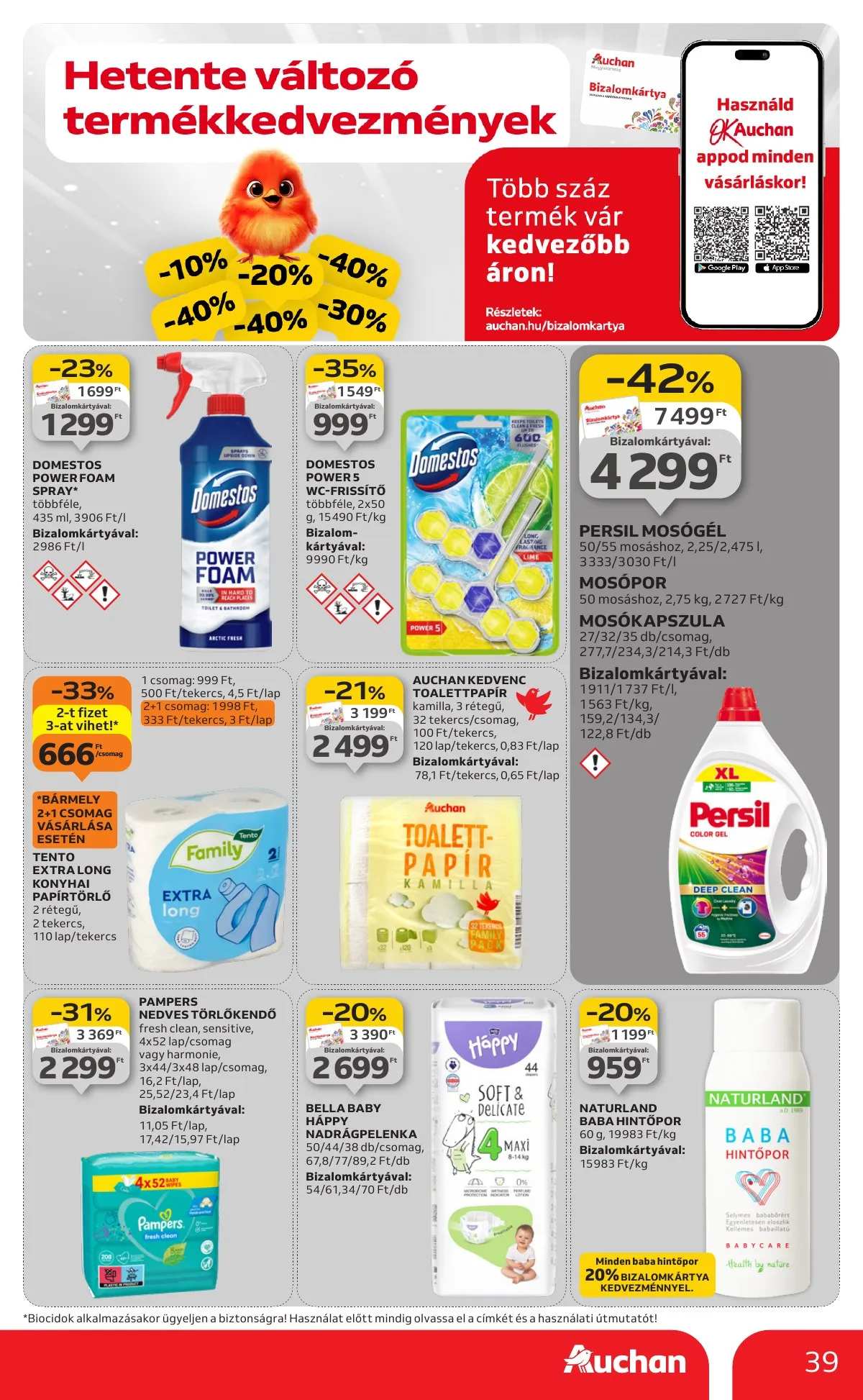 Auchan akciós újság Hipermarket 11.20–11.26 – 39. oldal