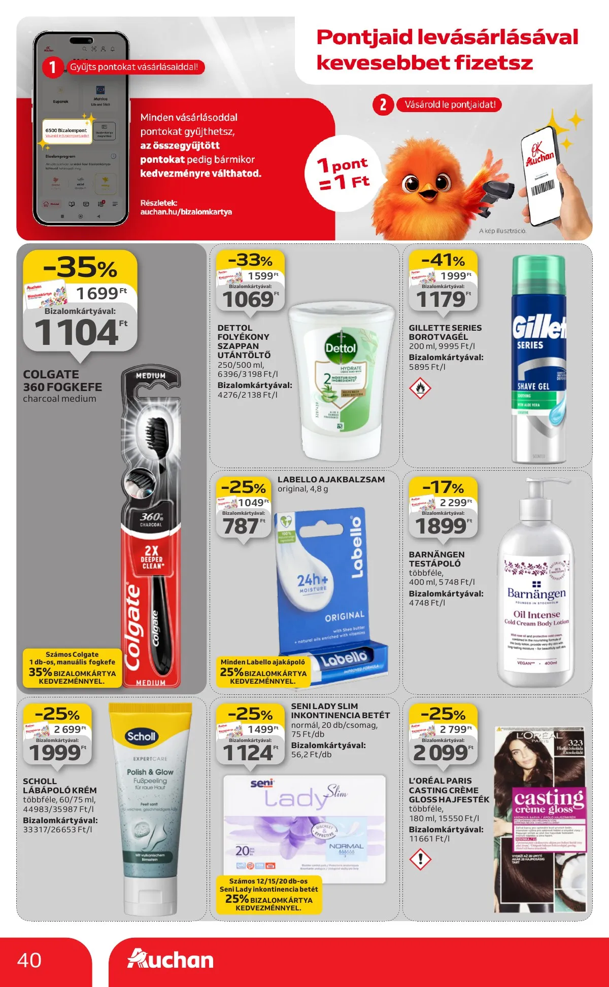 Auchan akciós újság Hipermarket 11.20–11.26 – 40. oldal