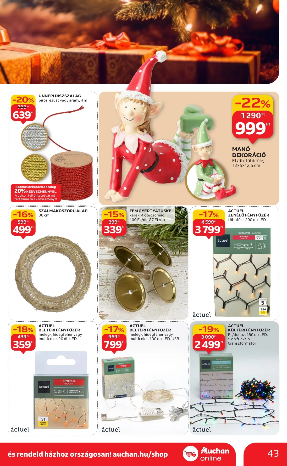 Auchan akciós újság Hipermarket 11.20–11.26 – 43. oldal