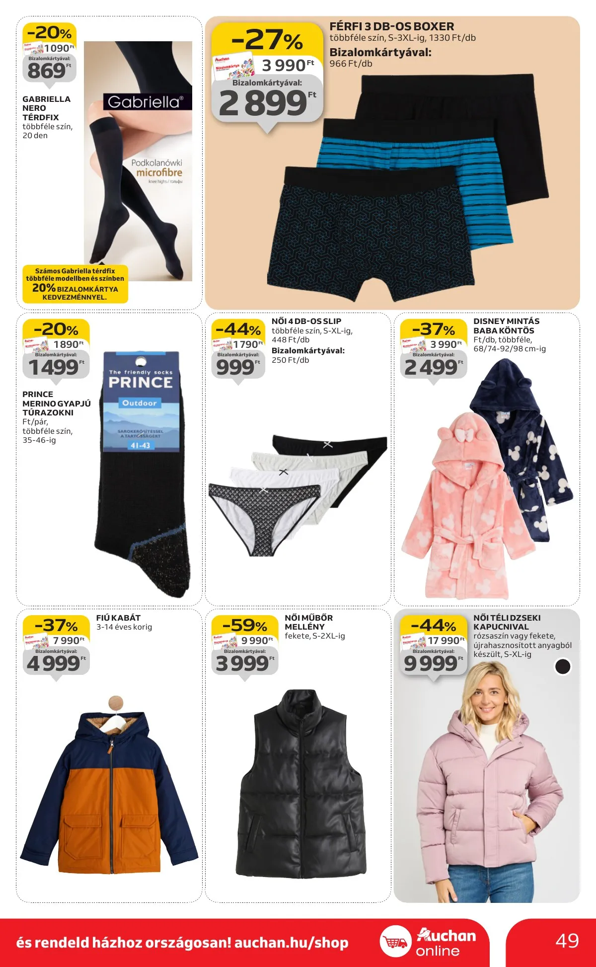 Auchan akciós újság Hipermarket 11.20–11.26 – 49. oldal