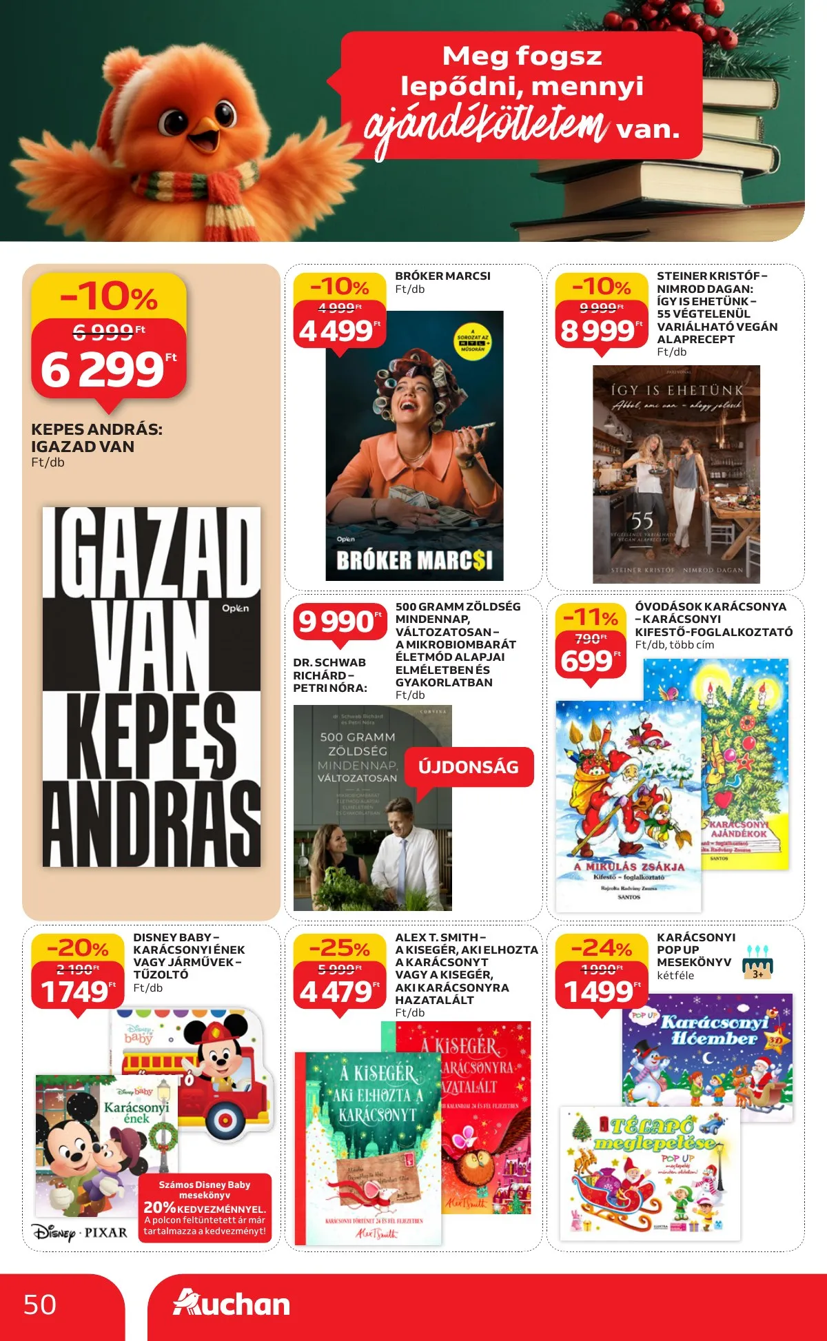 Auchan akciós újság Hipermarket 11.20–11.26 – 50. oldal