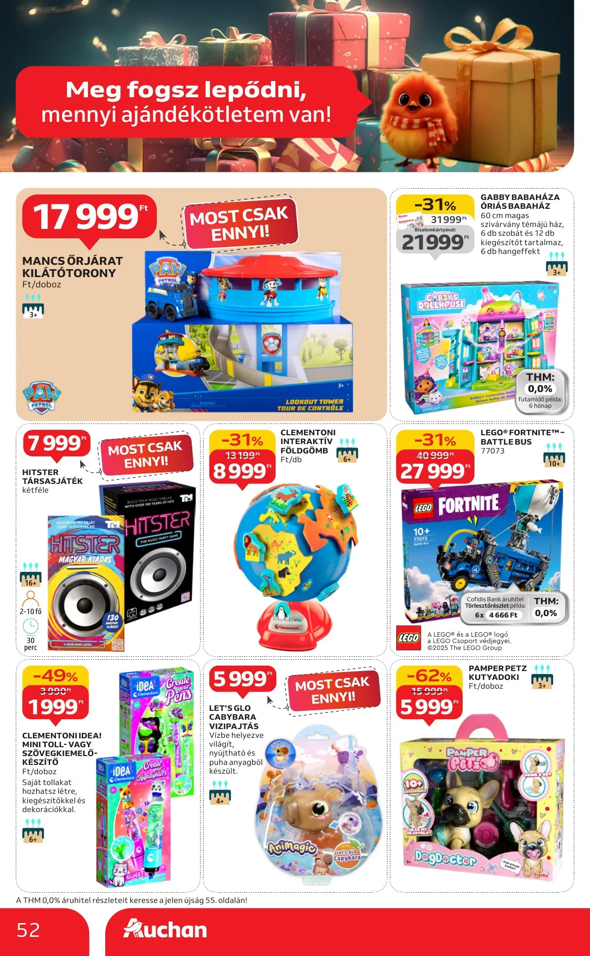 Auchan akciós újság Hipermarket 11.20–11.26 – 52. oldal