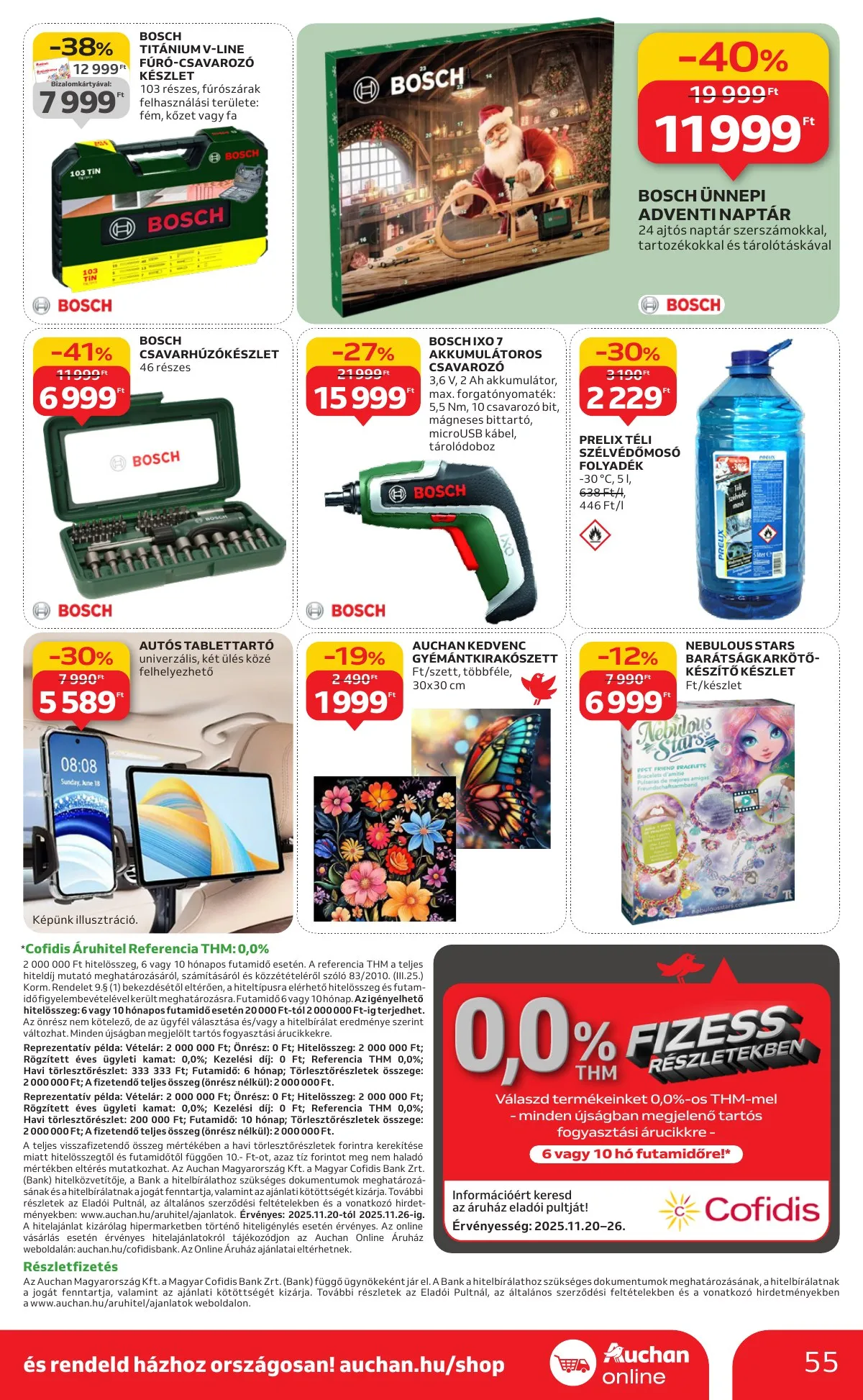 Auchan akciós újság Hipermarket 11.20–11.26 – 55. oldal