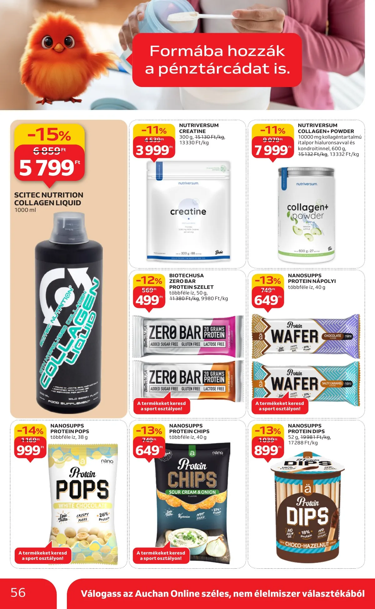 Auchan akciós újság Hipermarket 11.20–11.26 – 56. oldal