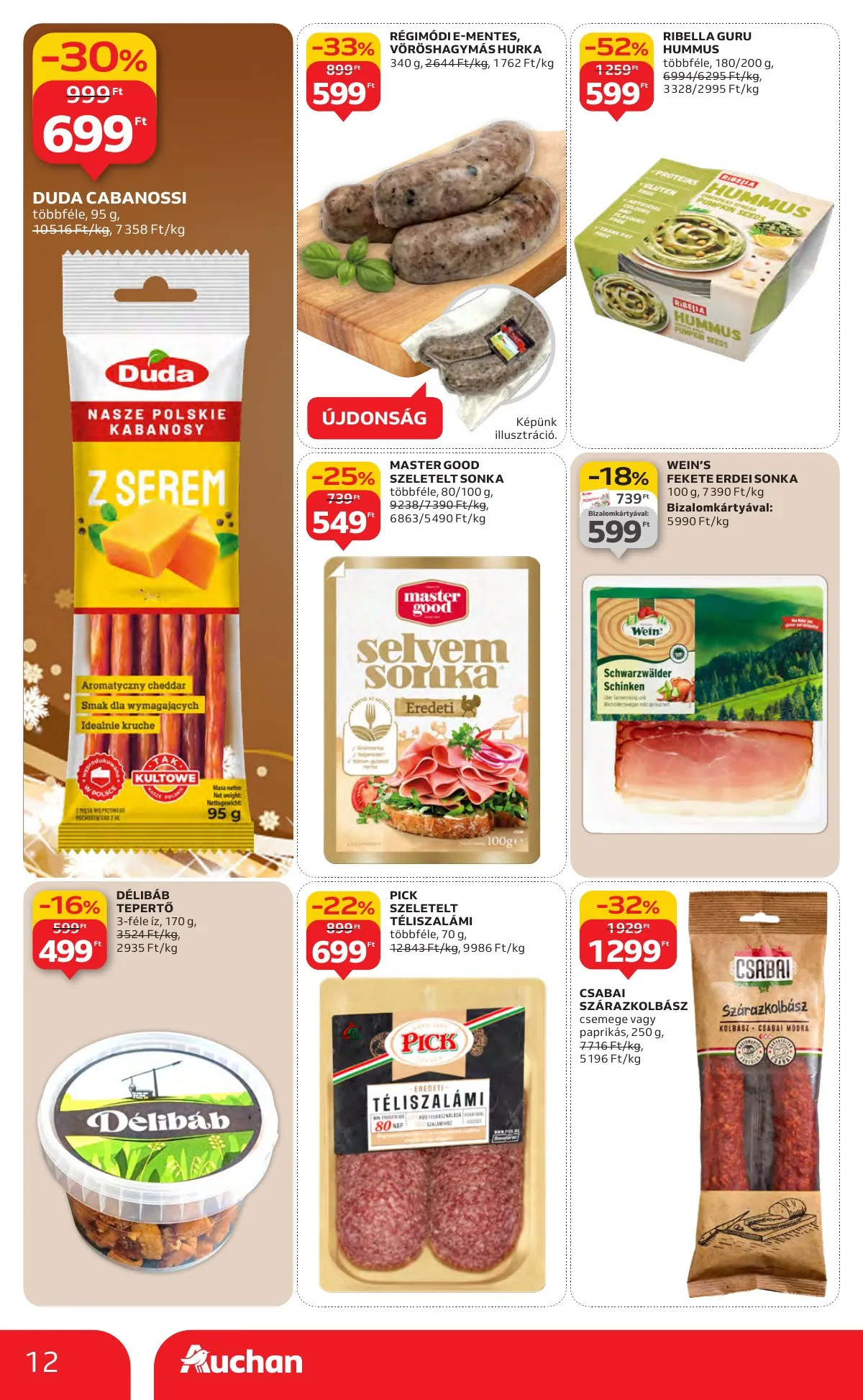 Auchan akciós újság Hipermarket 11.27–12.03 – 12. oldal