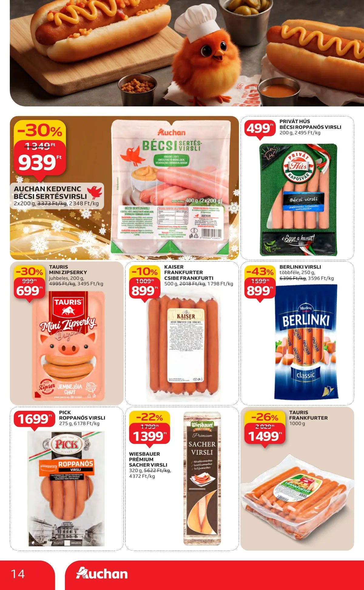 Auchan akciós újság Hipermarket 11.27–12.03 – 14. oldal