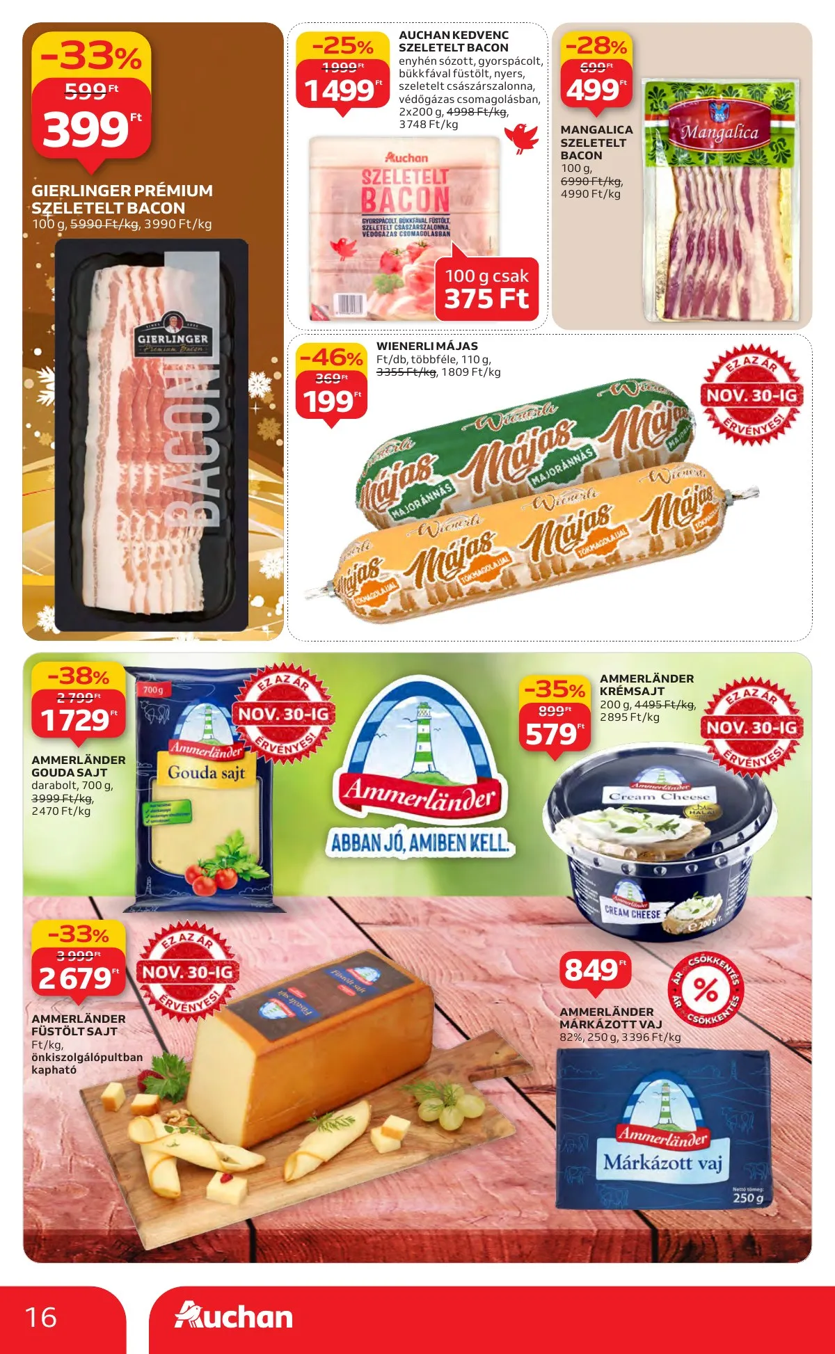 Auchan akciós újság Hipermarket 11.27–12.03 – 16. oldal