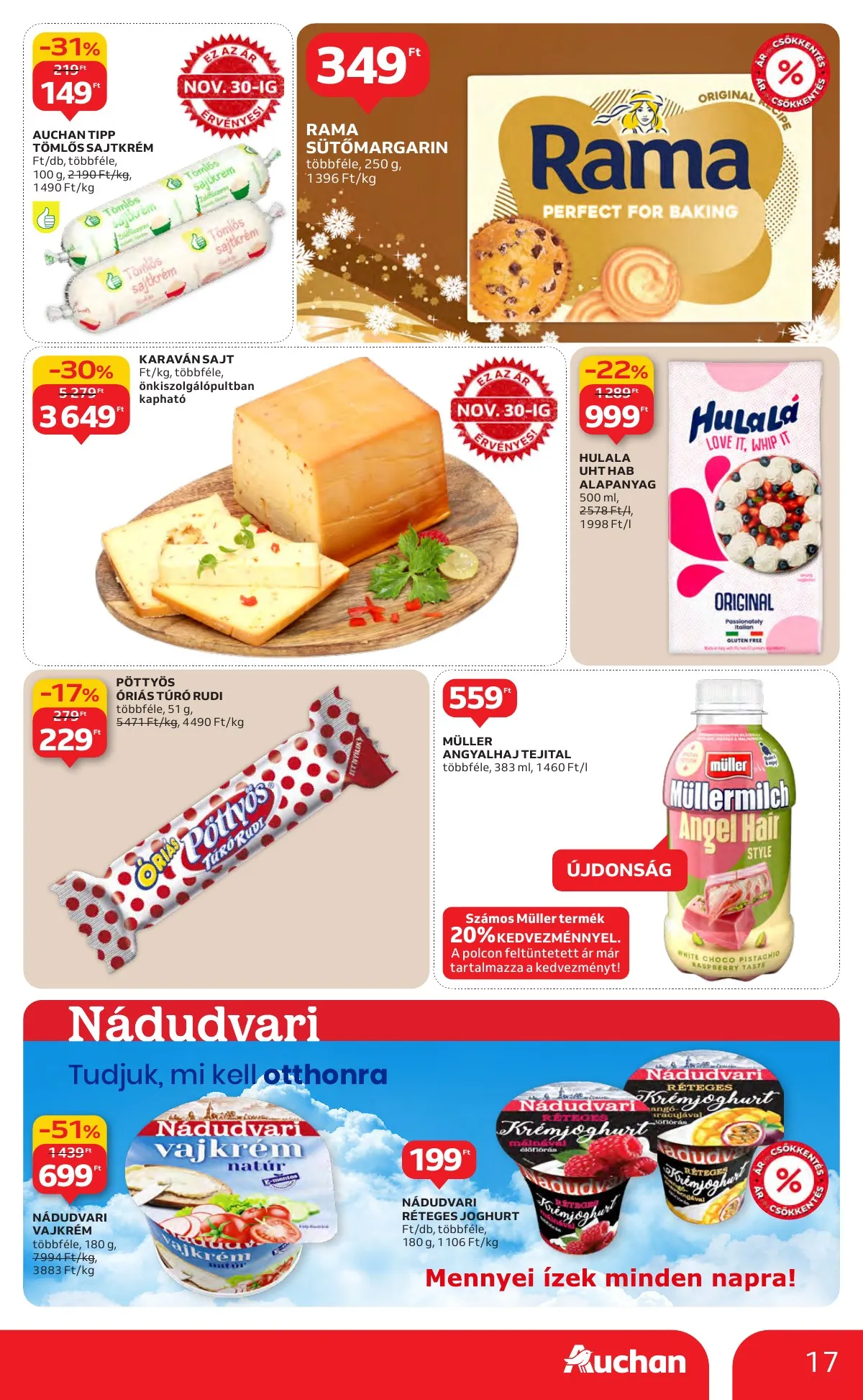 Auchan akciós újság Hipermarket 11.27–12.03 – 17. oldal