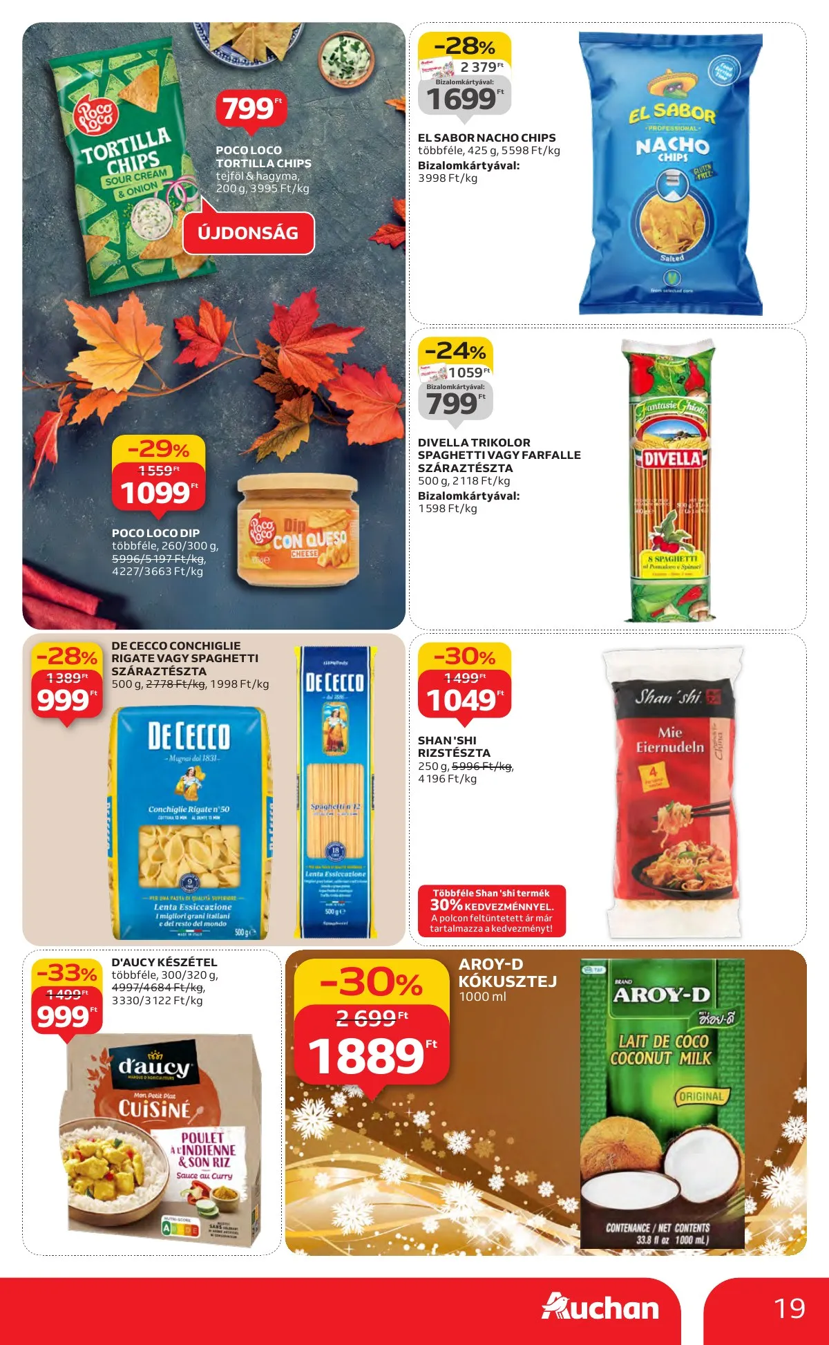 Auchan akciós újság Hipermarket 11.27–12.03 – 19. oldal
