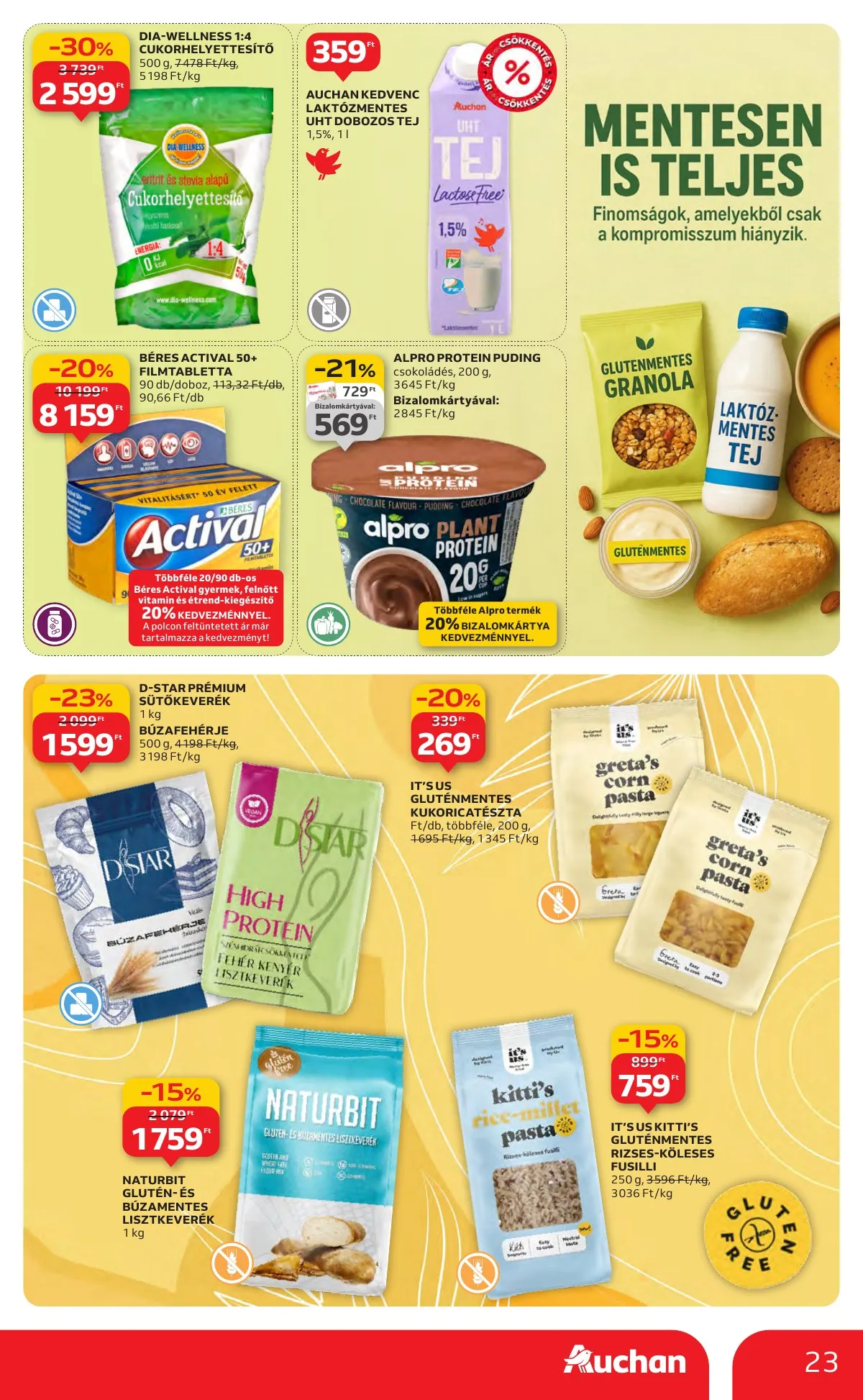Auchan akciós újság Hipermarket 11.27–12.03 – 23. oldal