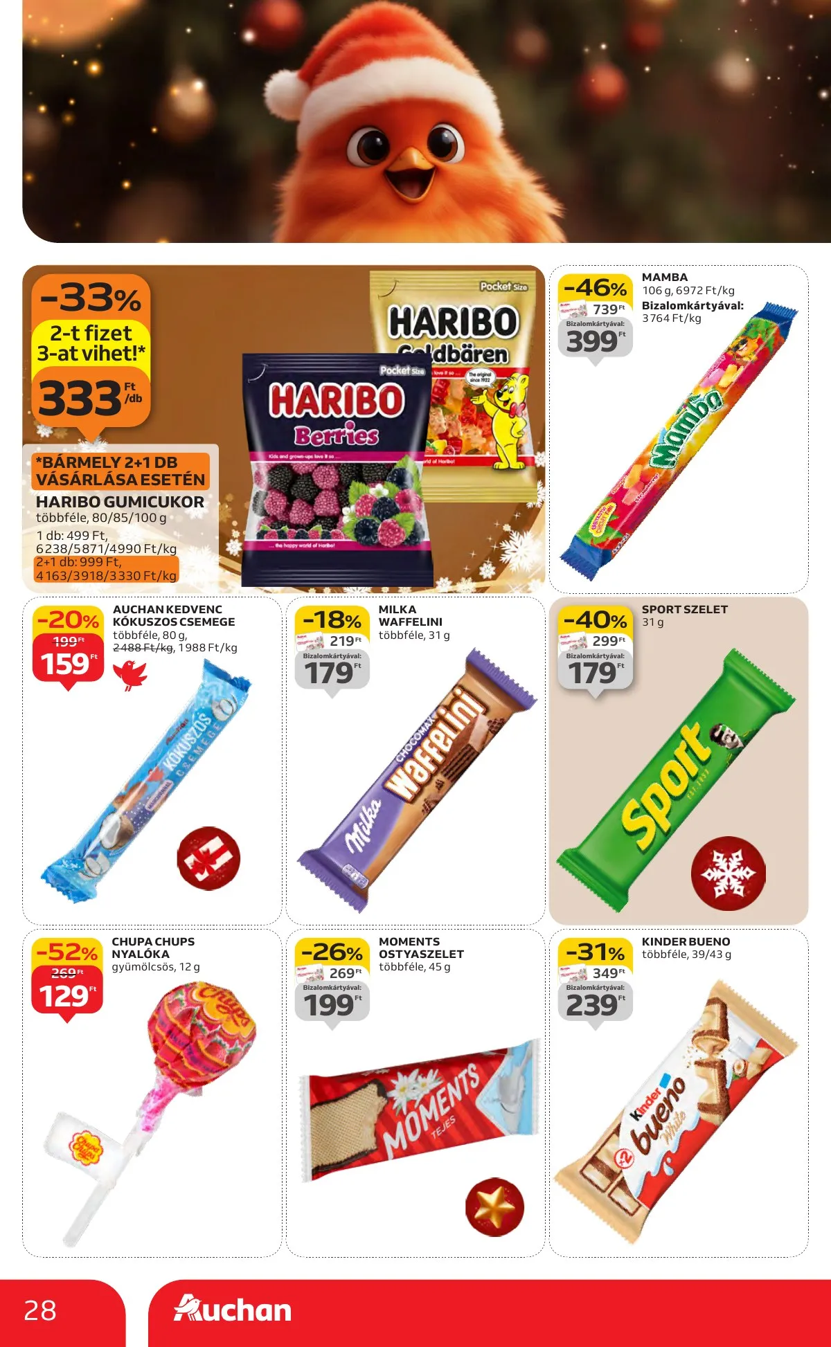 Auchan akciós újság Hipermarket 11.27–12.03 – 28. oldal