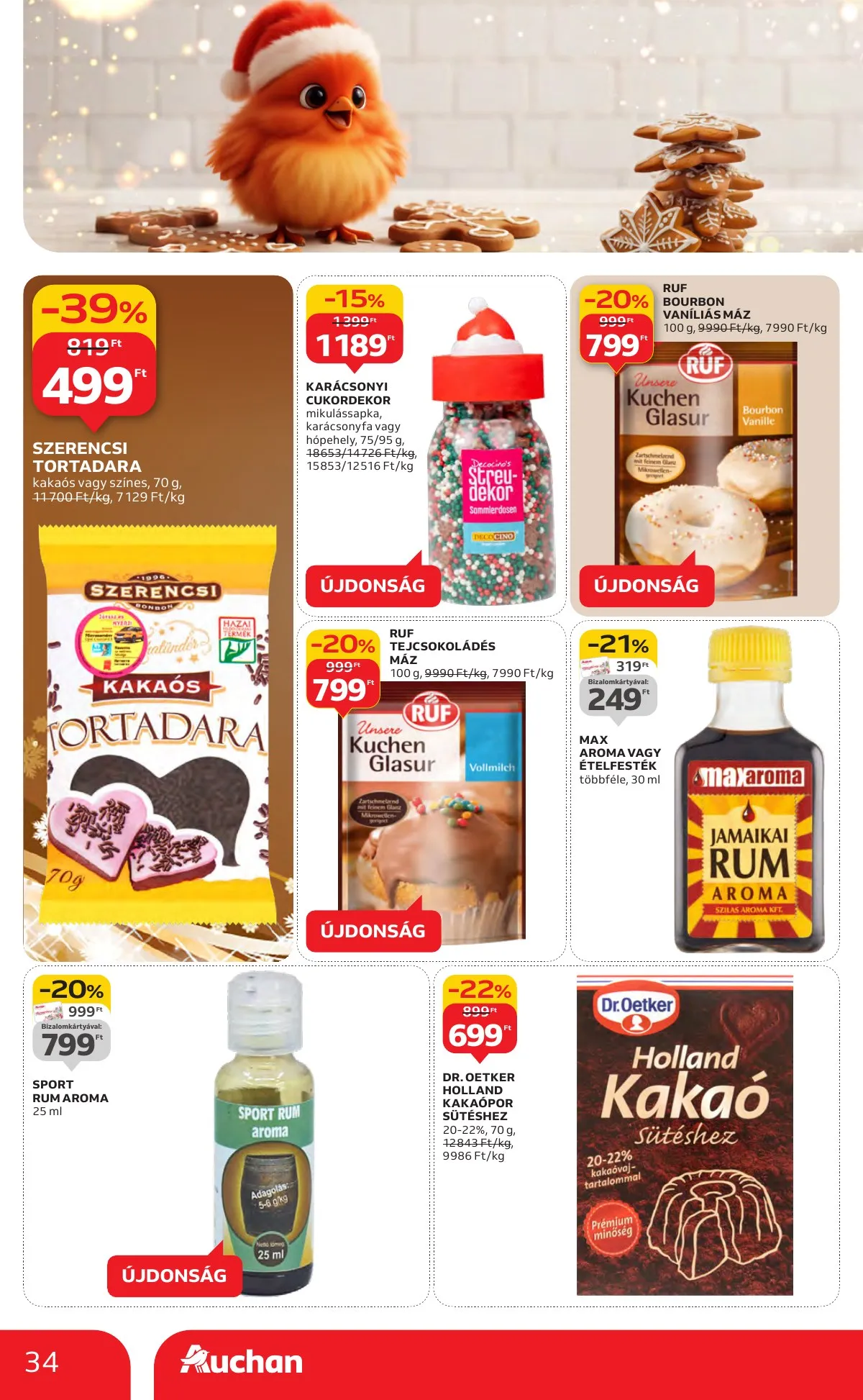 Auchan akciós újság Hipermarket 11.27–12.03 – 34. oldal