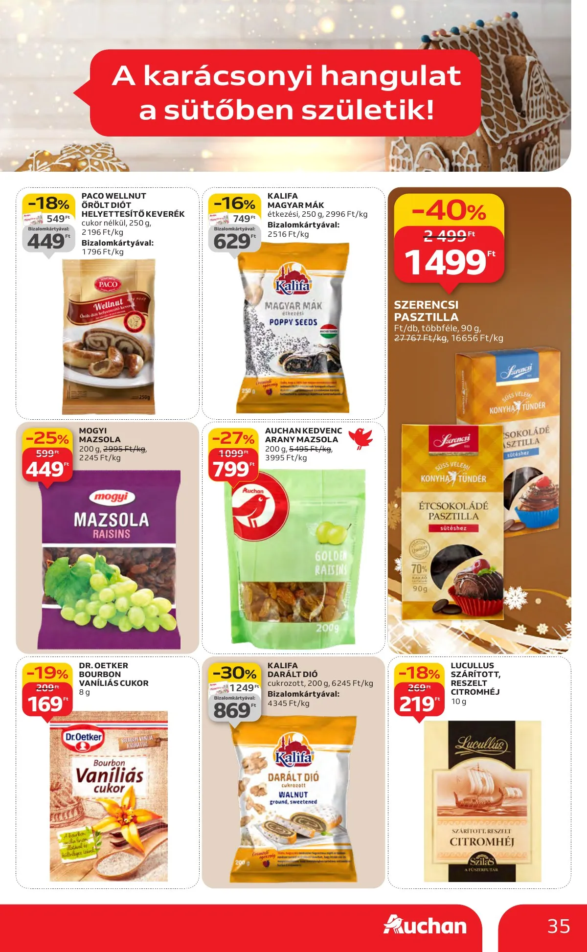 Auchan akciós újság Hipermarket 11.27–12.03 – 35. oldal