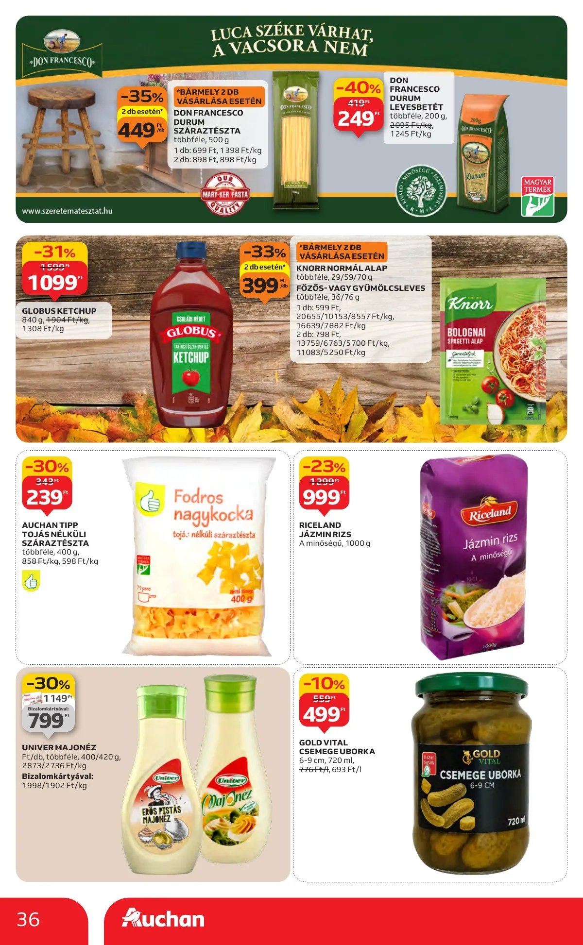 Auchan akciós újság Hipermarket 11.27–12.03 – 36. oldal