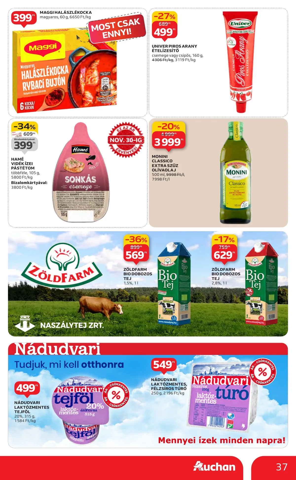 Auchan akciós újság Hipermarket 11.27–12.03 – 37. oldal