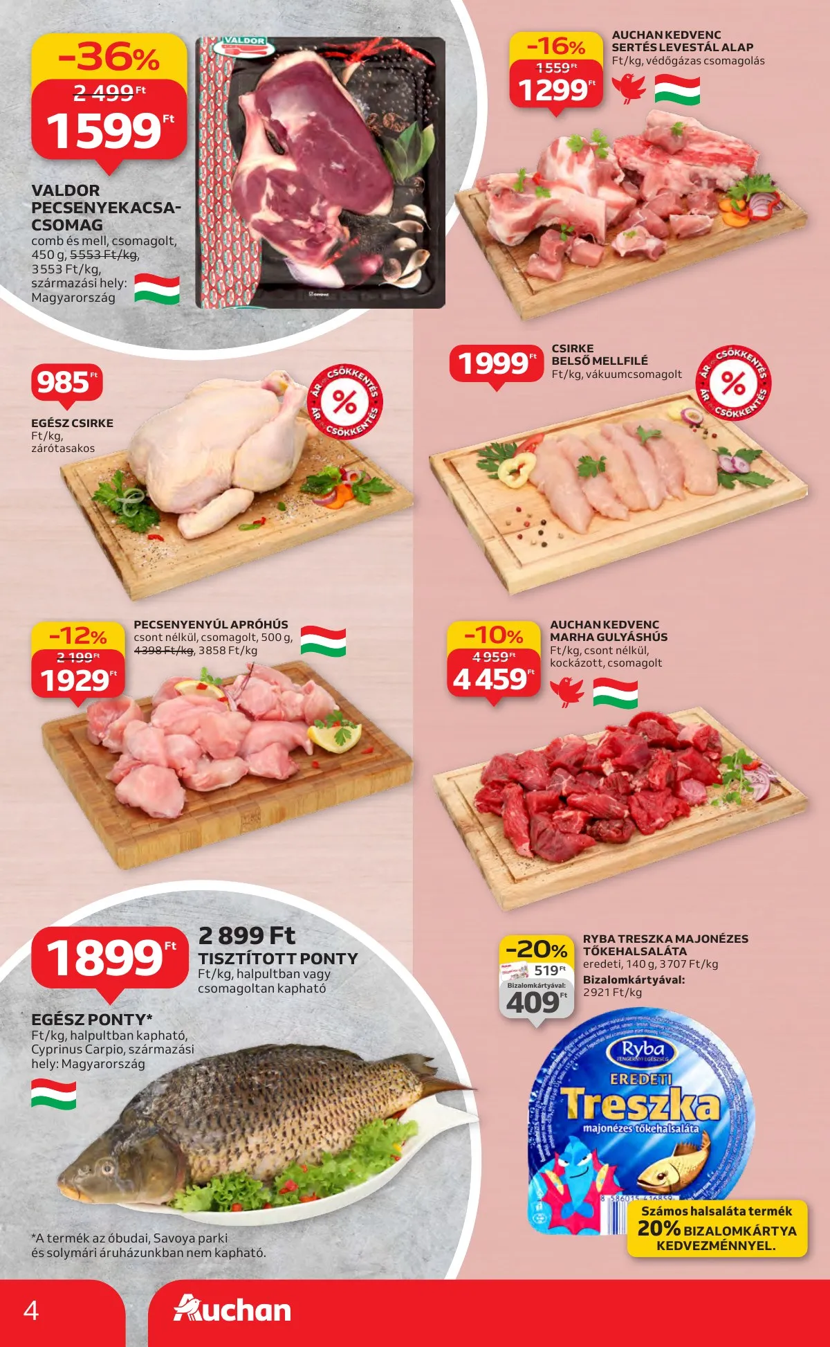 Auchan akciós újság Hipermarket 11.27–12.03 – 4. oldal