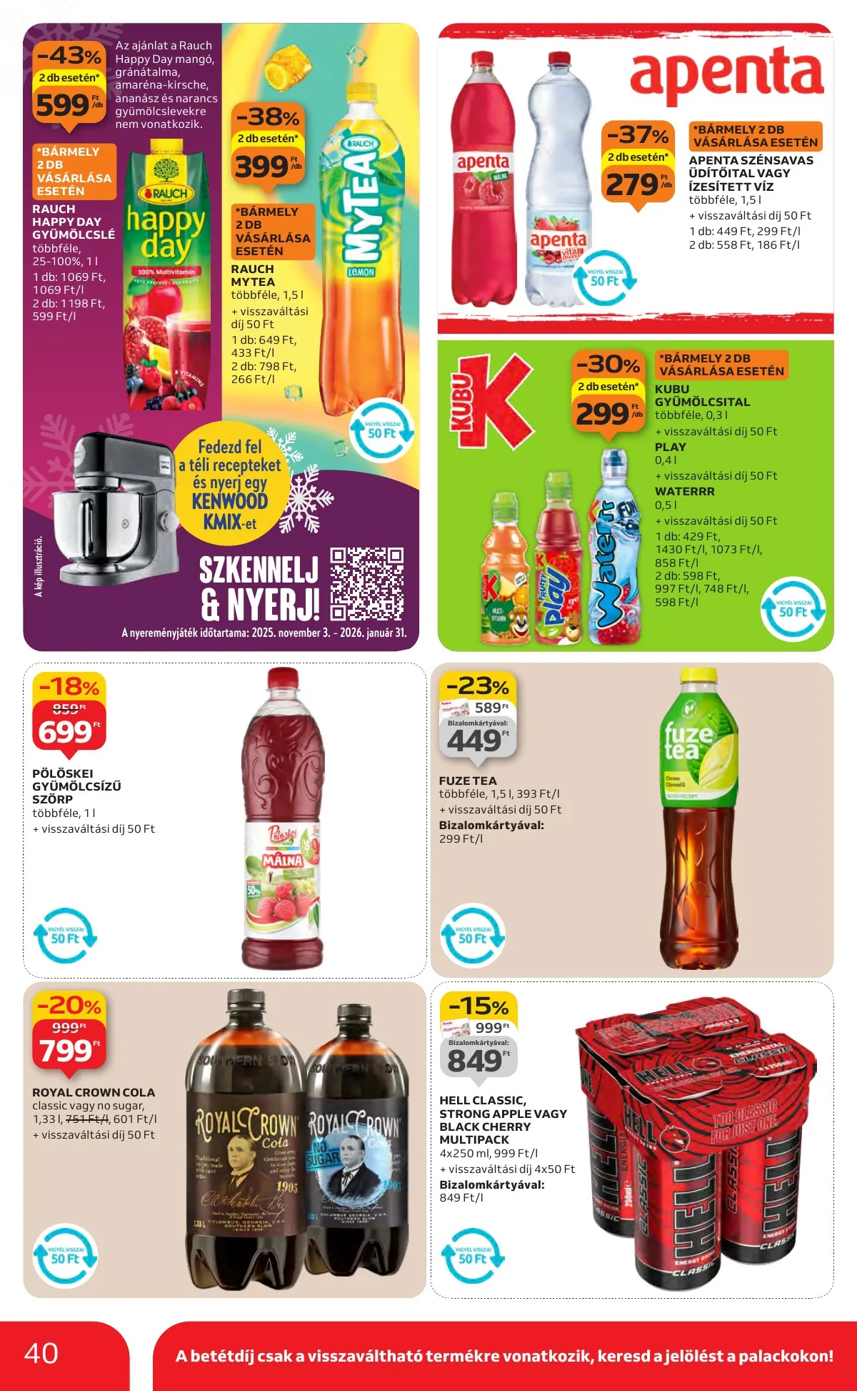 Auchan akciós újság Hipermarket 11.27–12.03 – 40. oldal