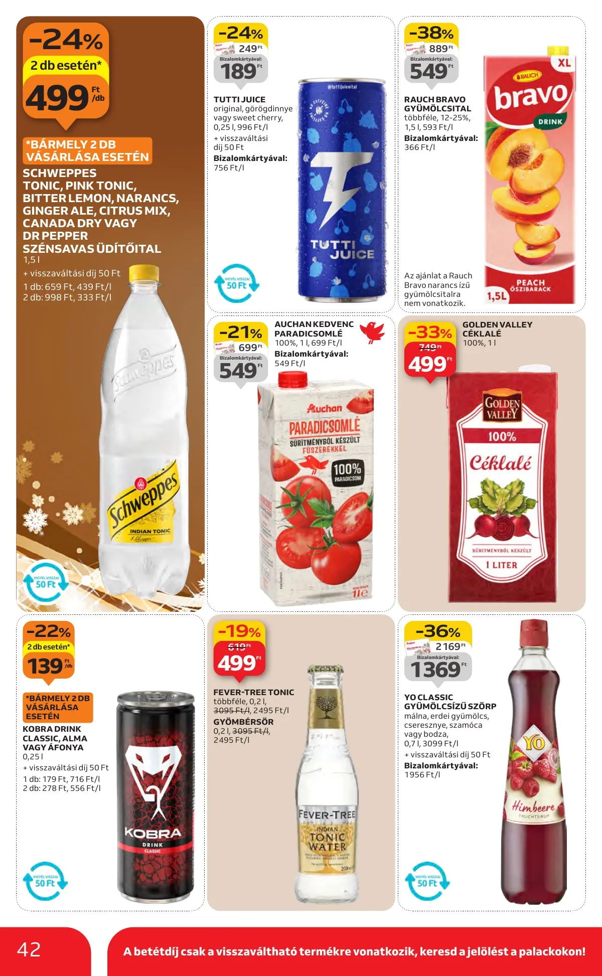 Auchan akciós újság Hipermarket 11.27–12.03 – 42. oldal