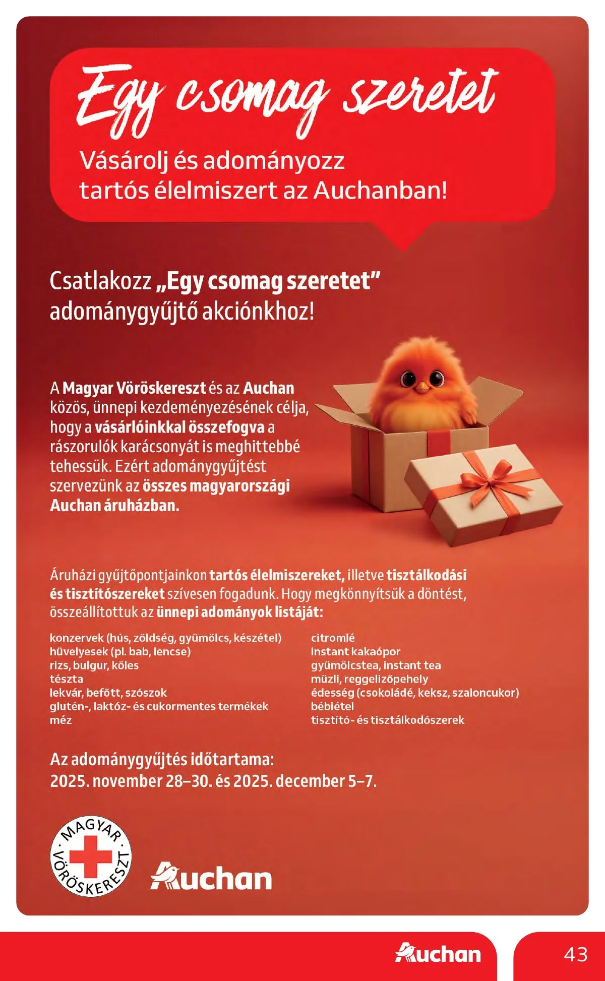 Auchan akciós újság Hipermarket 11.27–12.03 – 43. oldal