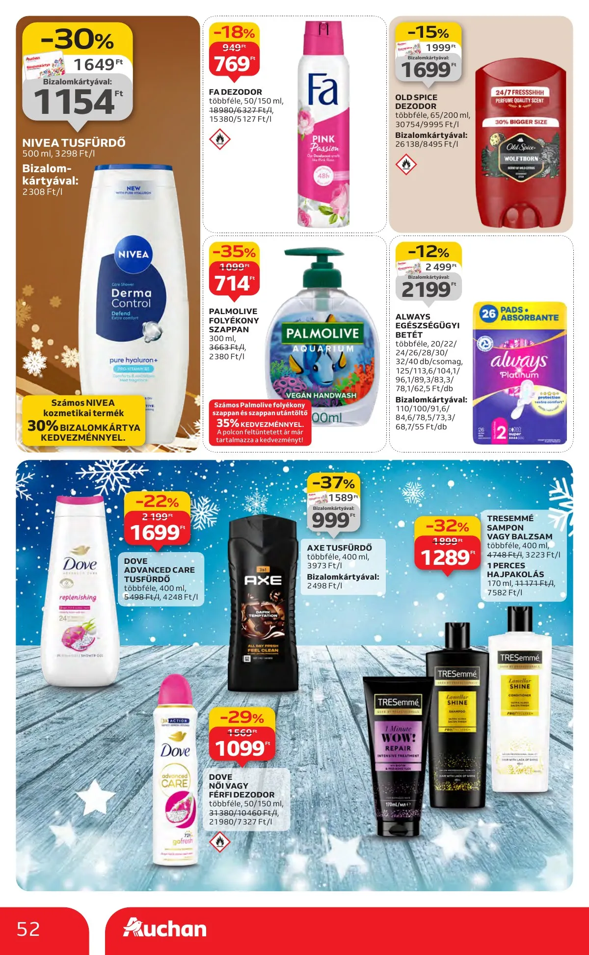 Auchan akciós újság Hipermarket 11.27–12.03 – 52. oldal