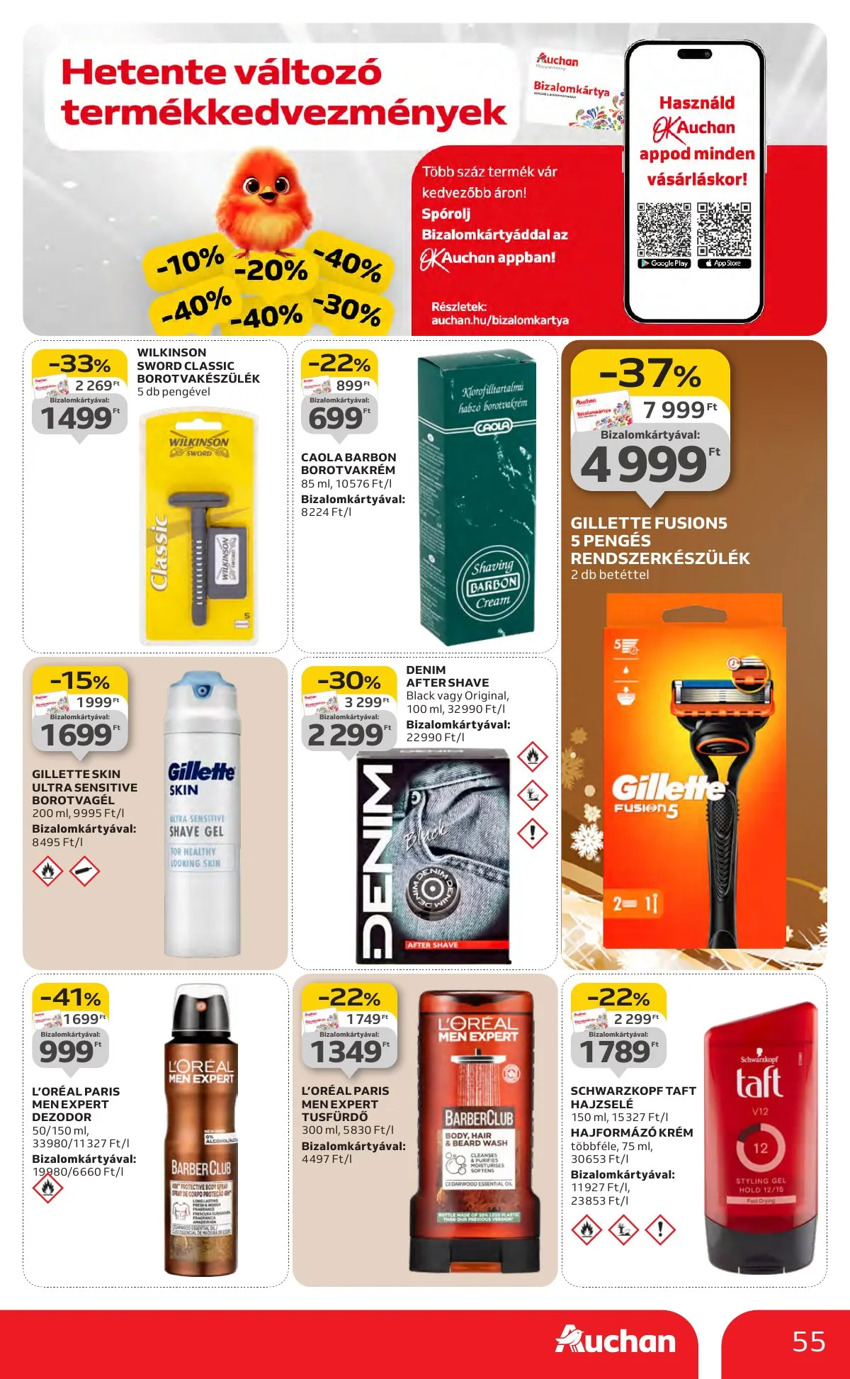 Auchan akciós újság Hipermarket 11.27–12.03 – 55. oldal