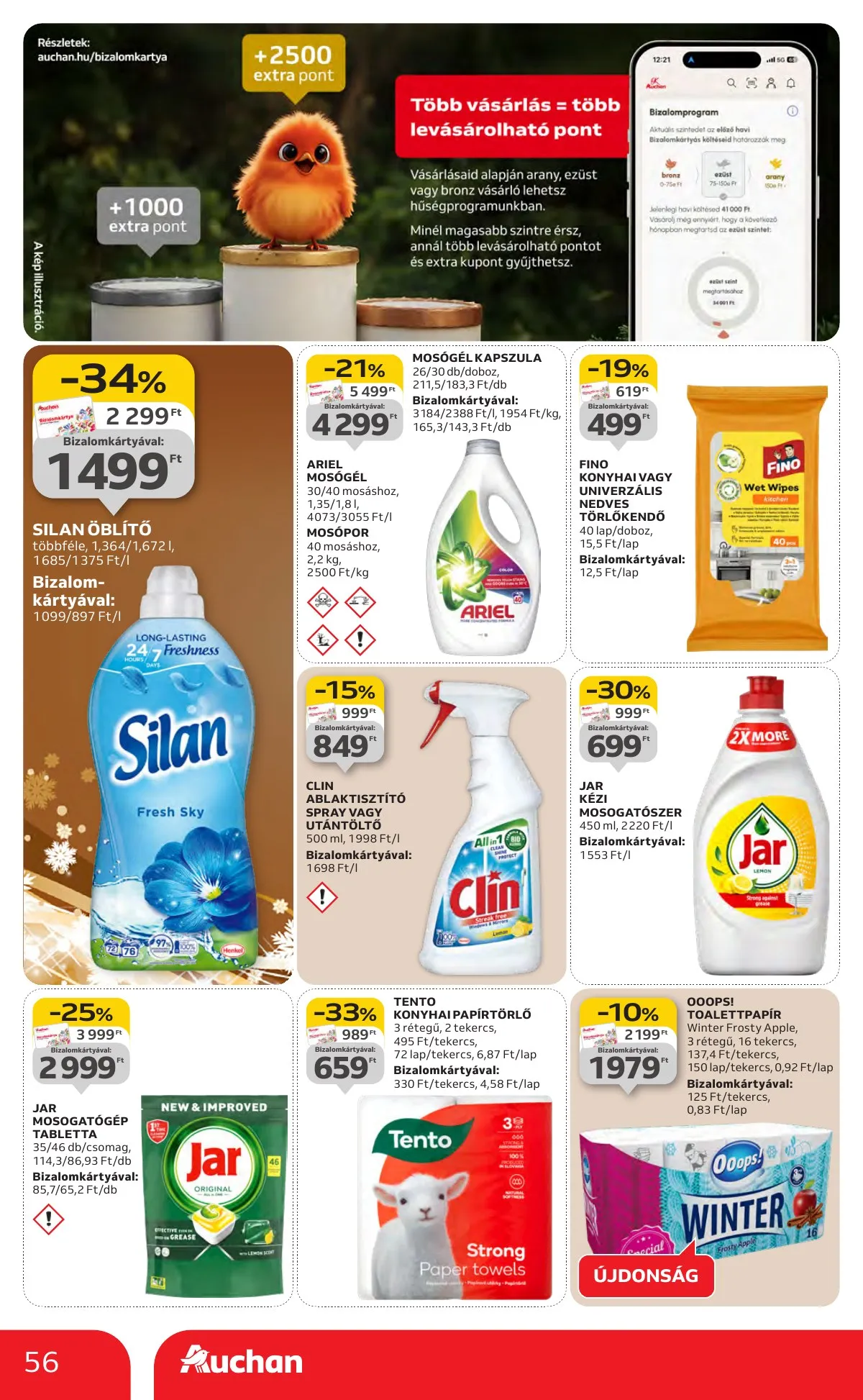 Auchan akciós újság Hipermarket 11.27–12.03 – 56. oldal