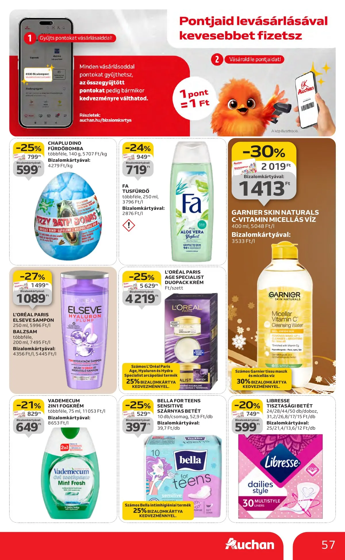 Auchan akciós újság Hipermarket 11.27–12.03 – 57. oldal