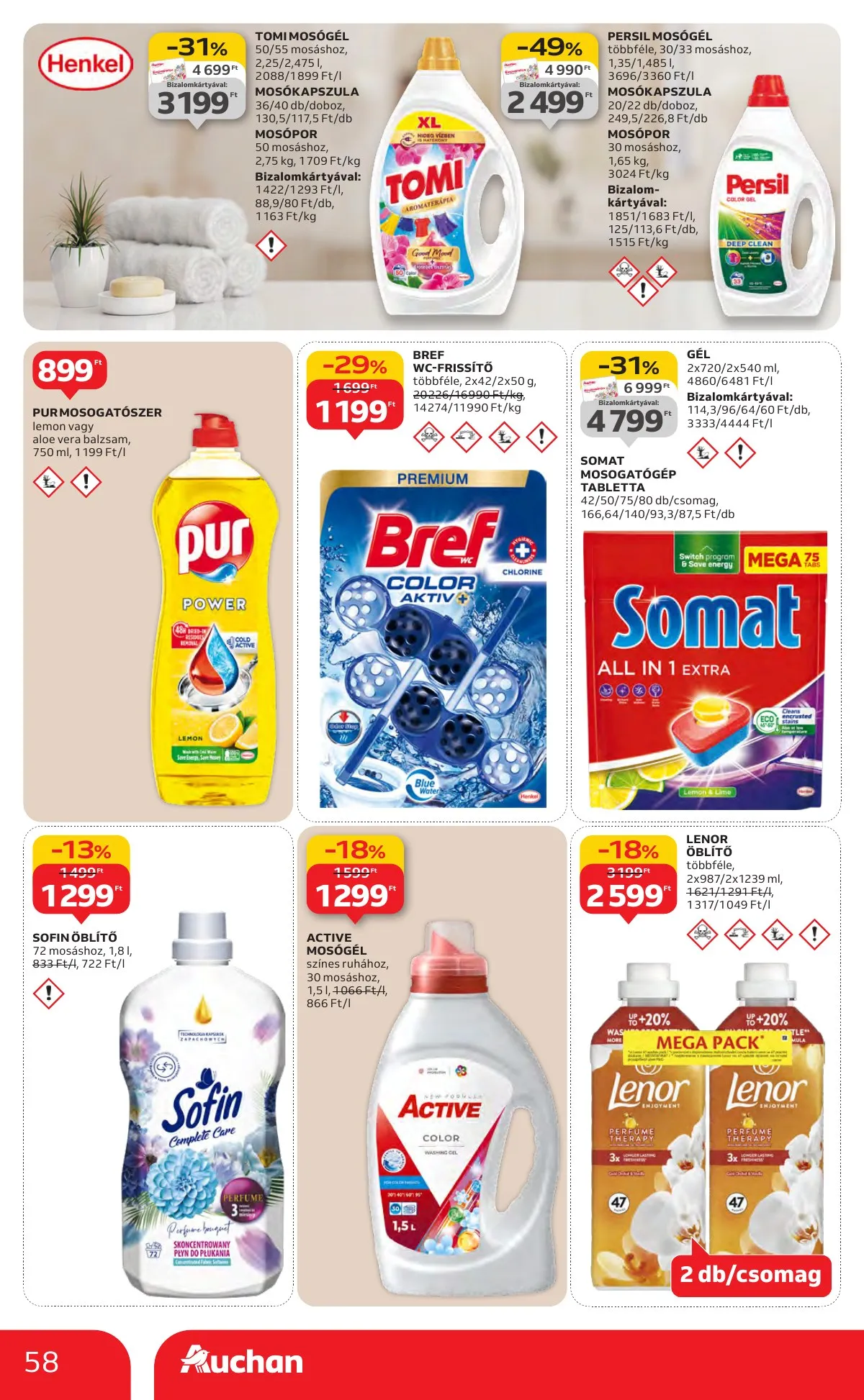 Auchan akciós újság Hipermarket 11.27–12.03 – 58. oldal