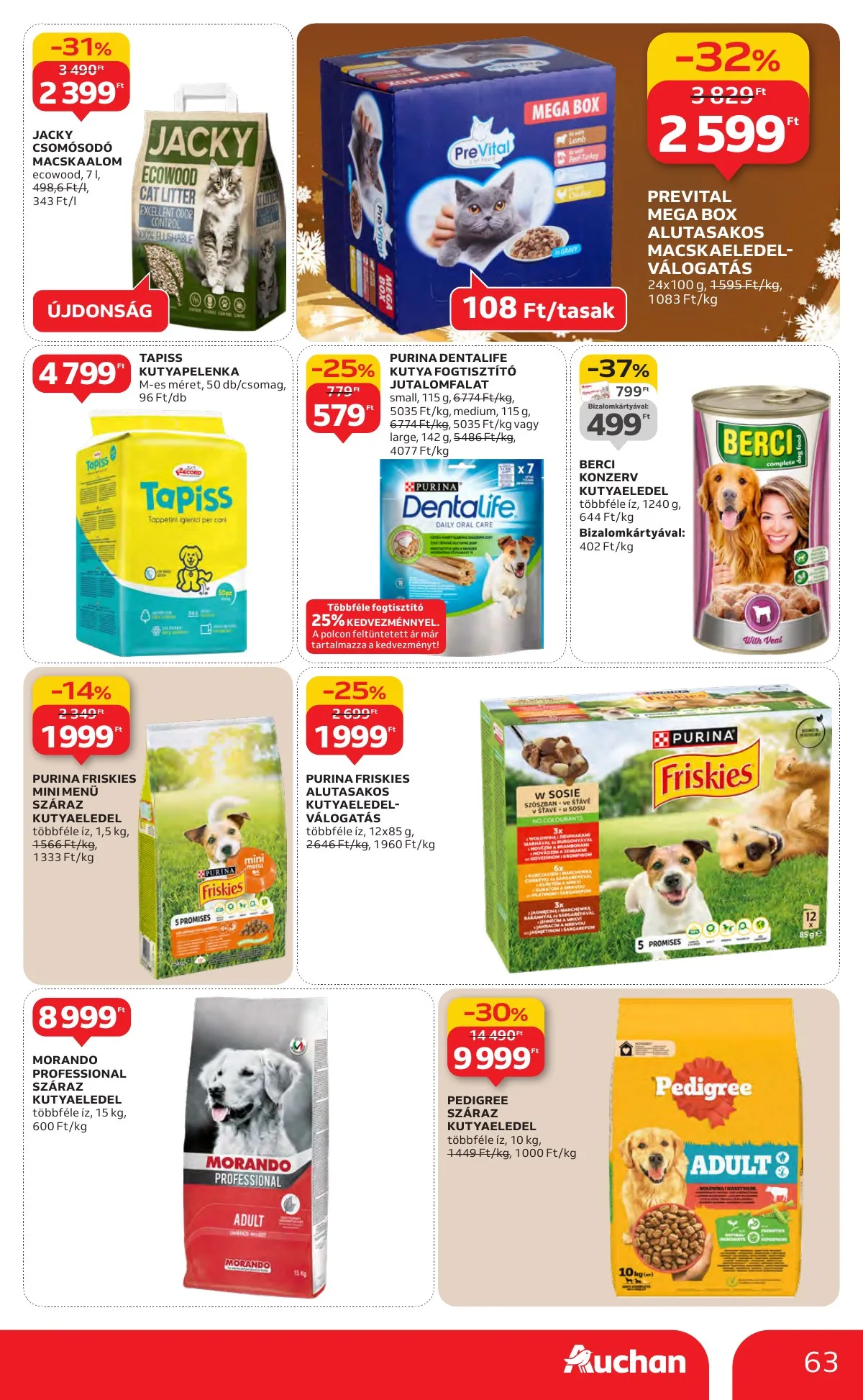 Auchan akciós újság Hipermarket 11.27–12.03 – 63. oldal