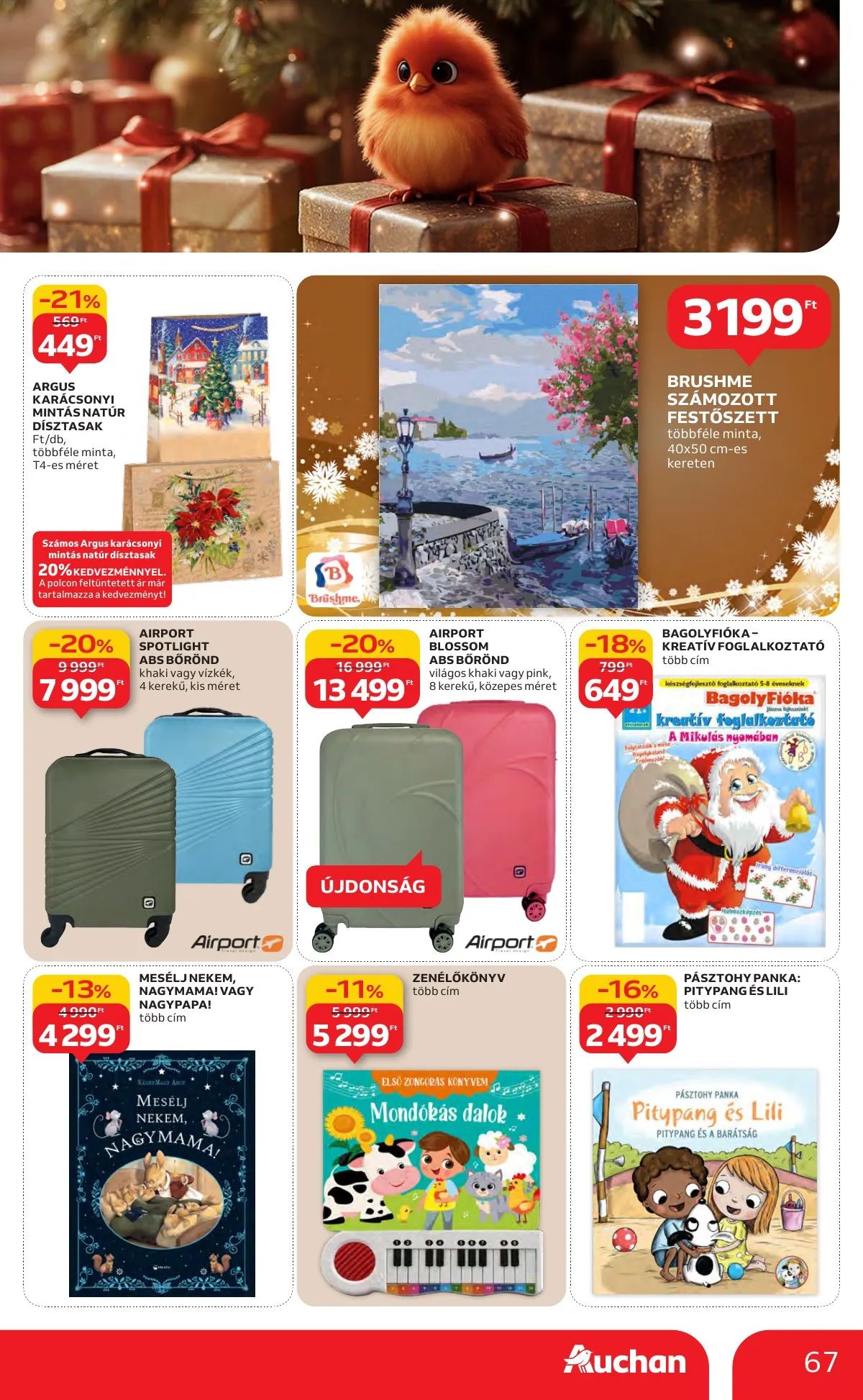 Auchan akciós újság Hipermarket 11.27–12.03 – 67. oldal