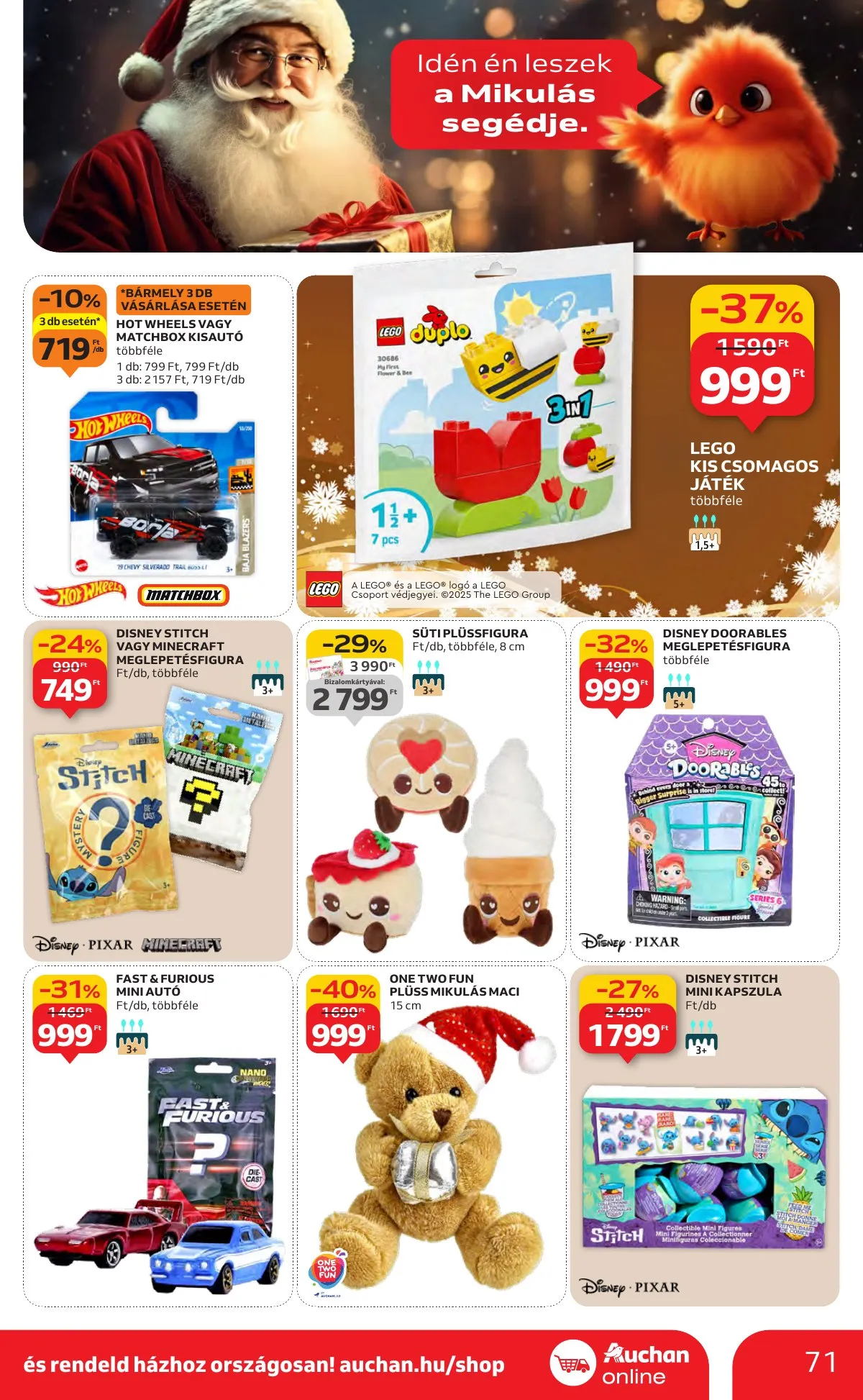 Auchan akciós újság Hipermarket 11.27–12.03 – 71. oldal