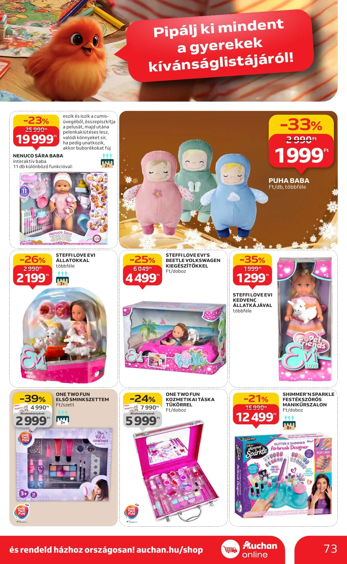 Auchan akciós újság Hipermarket 11.27–12.03 – 73. oldal