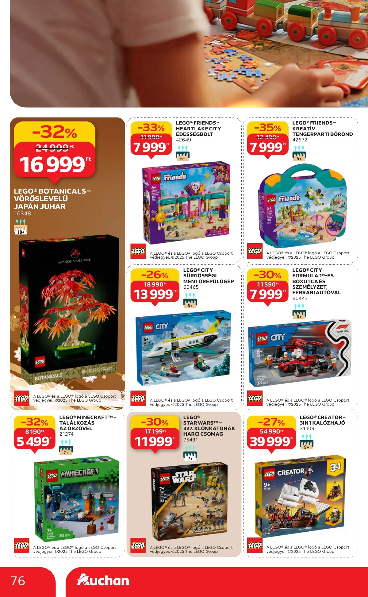 Auchan akciós újság Hipermarket 11.27–12.03 – 76. oldal