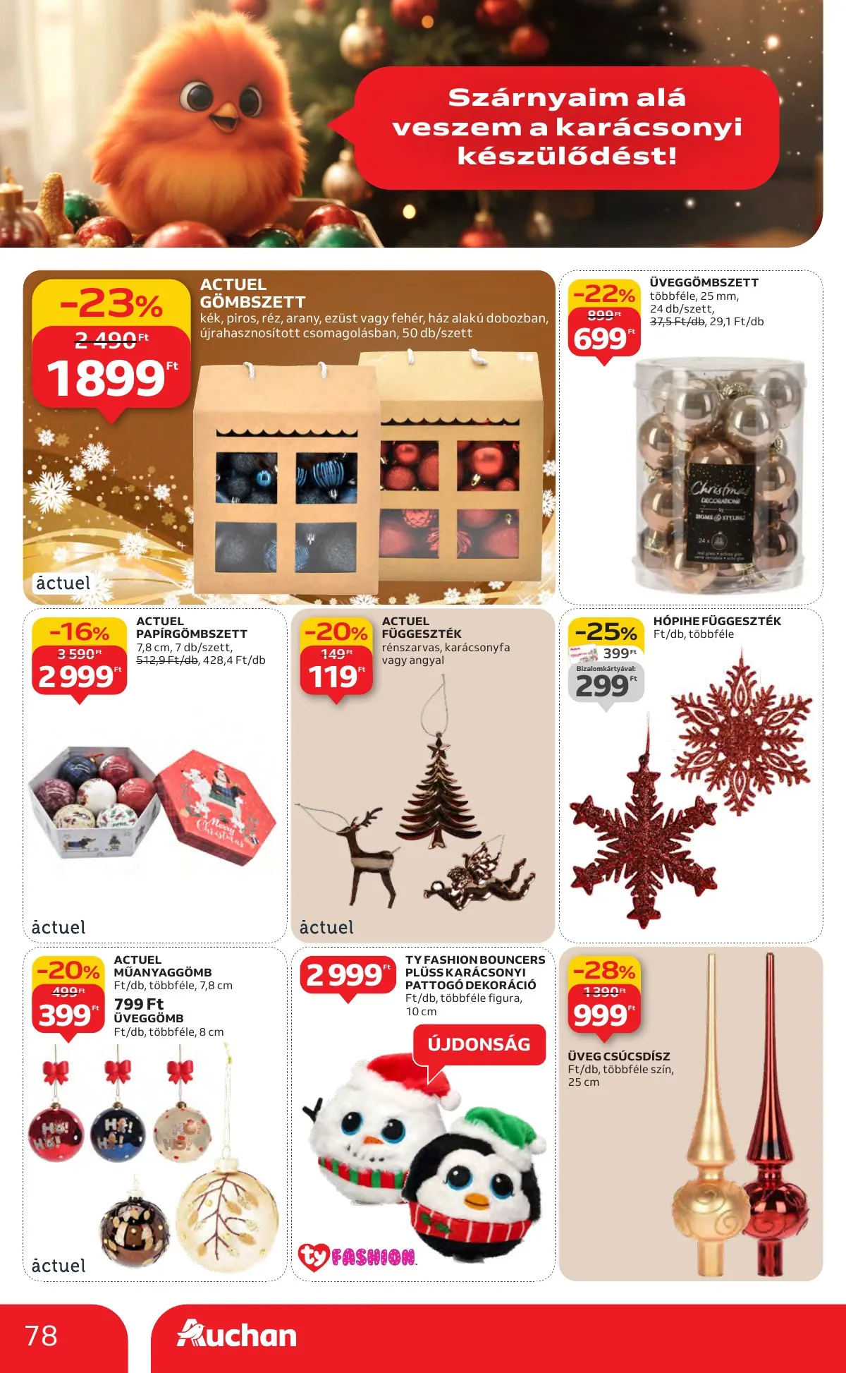 Auchan akciós újság Hipermarket 11.27–12.03 – 78. oldal