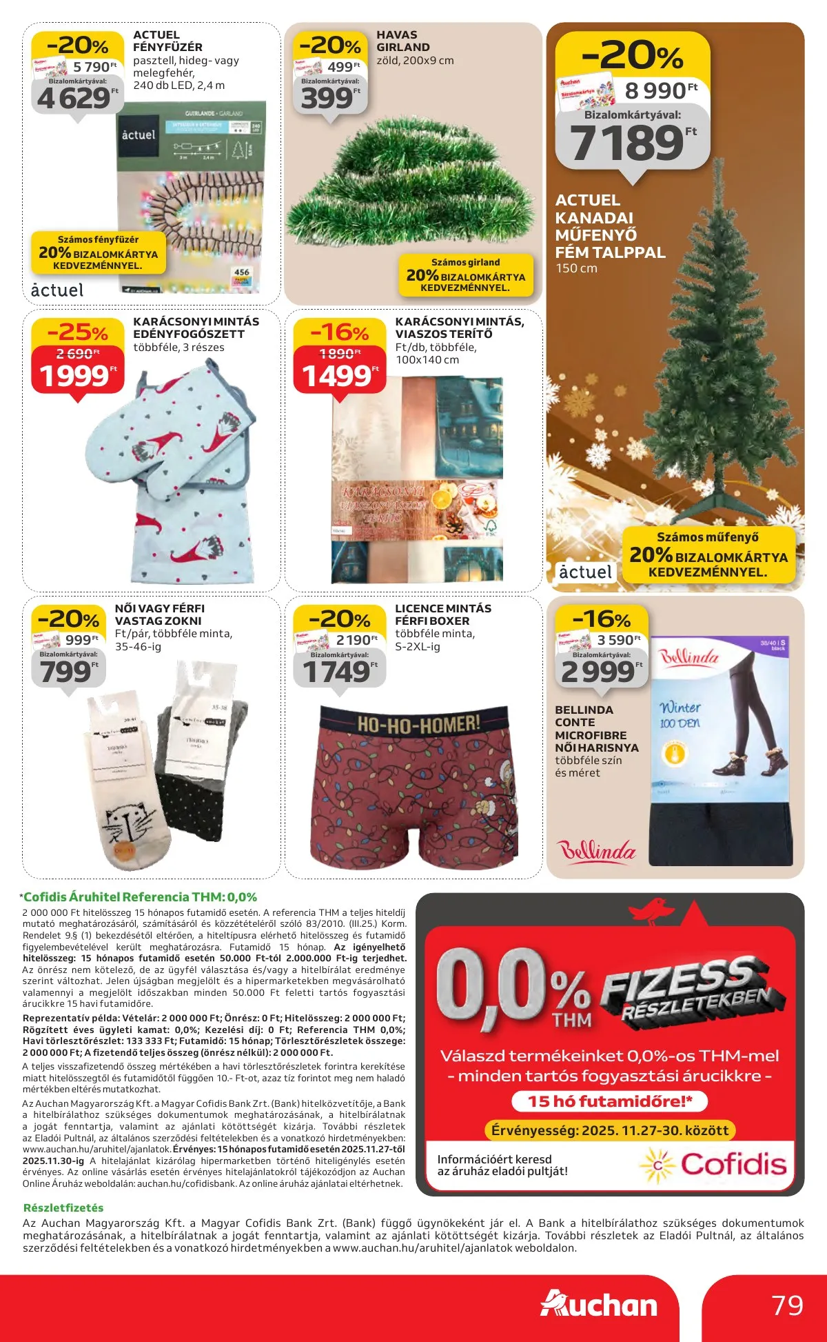 Auchan akciós újság Hipermarket 11.27–12.03 – 79. oldal