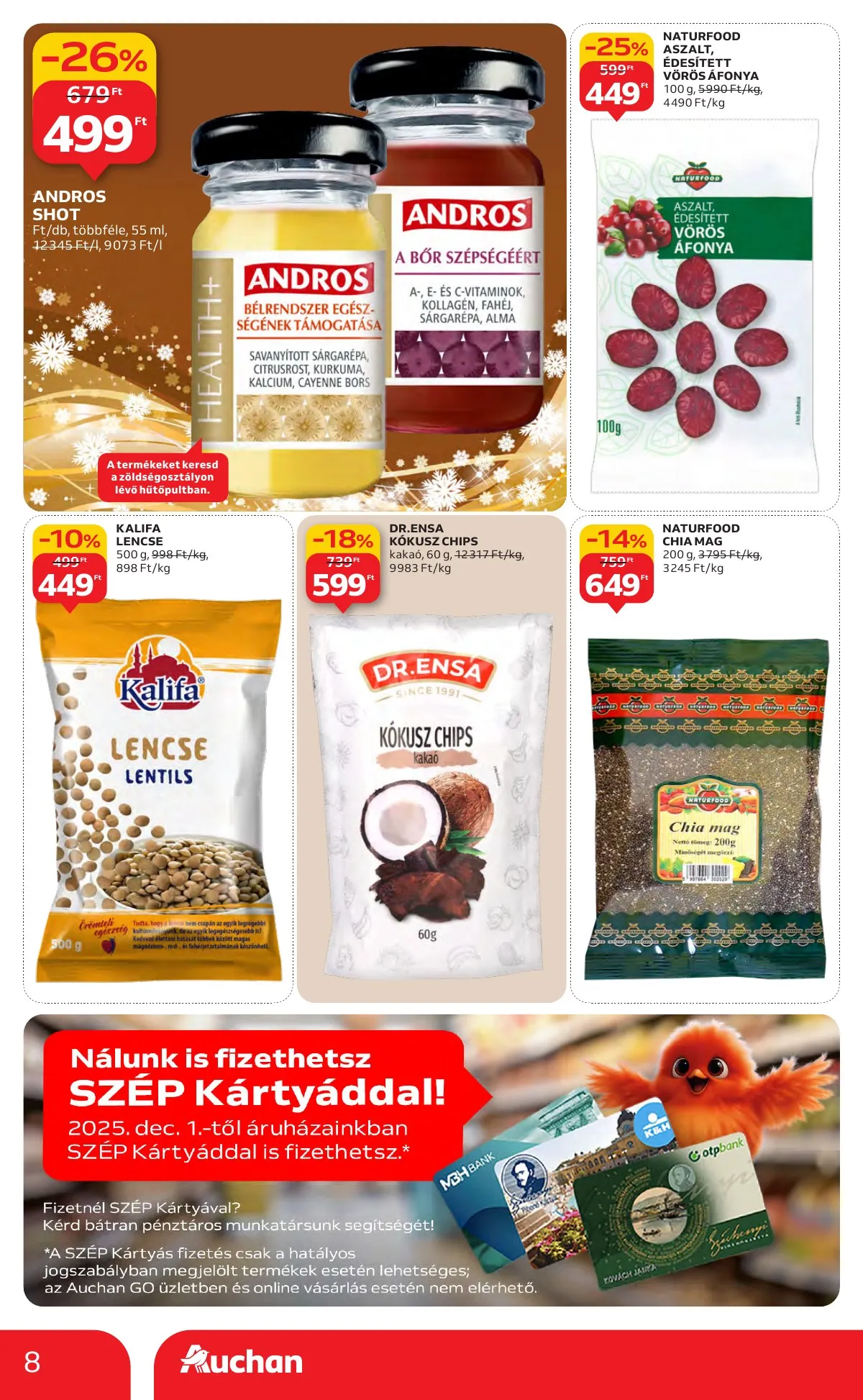 Auchan akciós újság Hipermarket 11.27–12.03 – 8. oldal