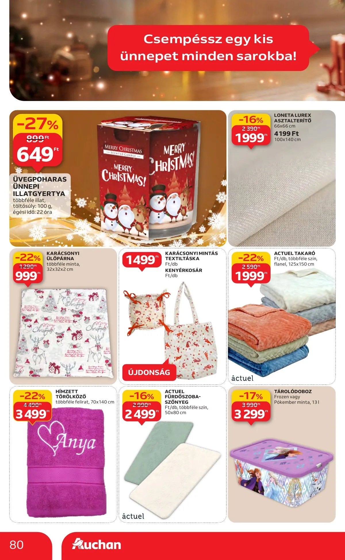 Auchan akciós újság Hipermarket 11.27–12.03 – 80. oldal