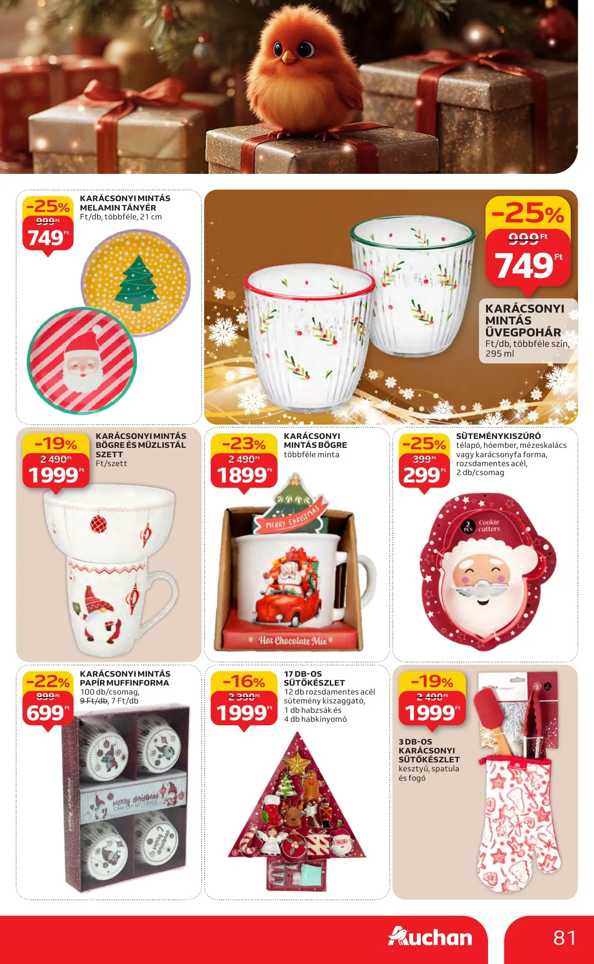 Auchan akciós újság Hipermarket 11.27–12.03 – 81. oldal