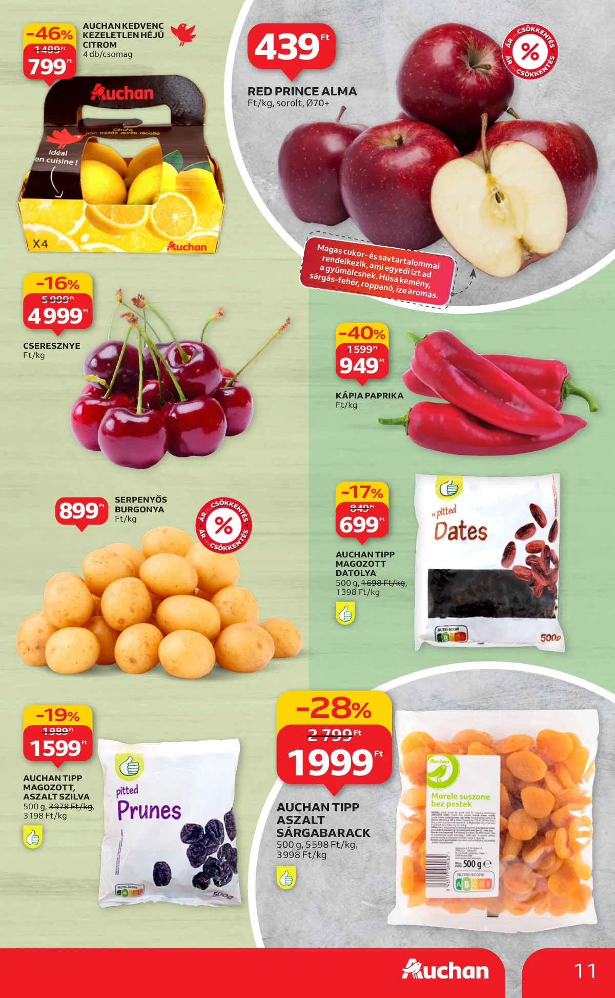 Auchan akciós újság Hipermarket 12.04–12.10 – 11. oldal