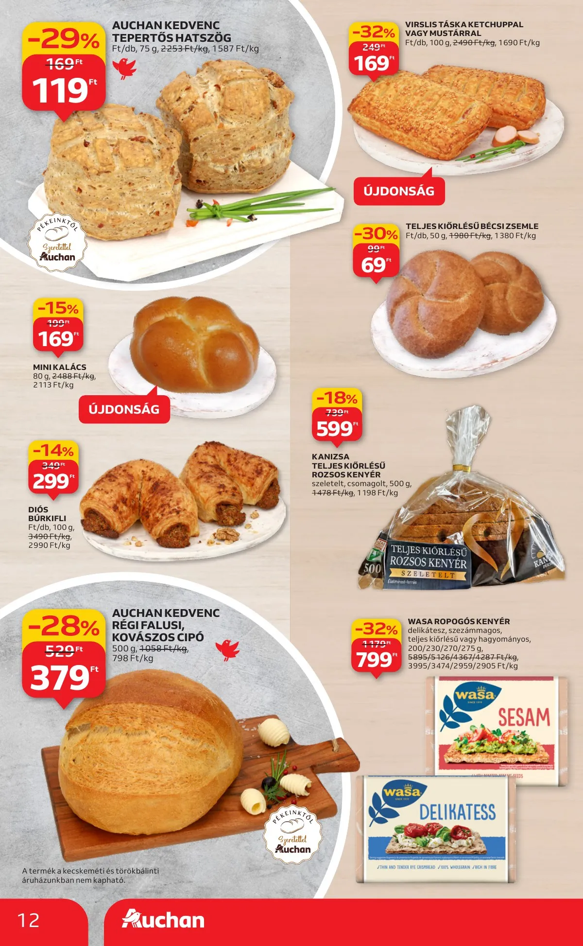 Auchan akciós újság Hipermarket 12.04–12.10 – 12. oldal