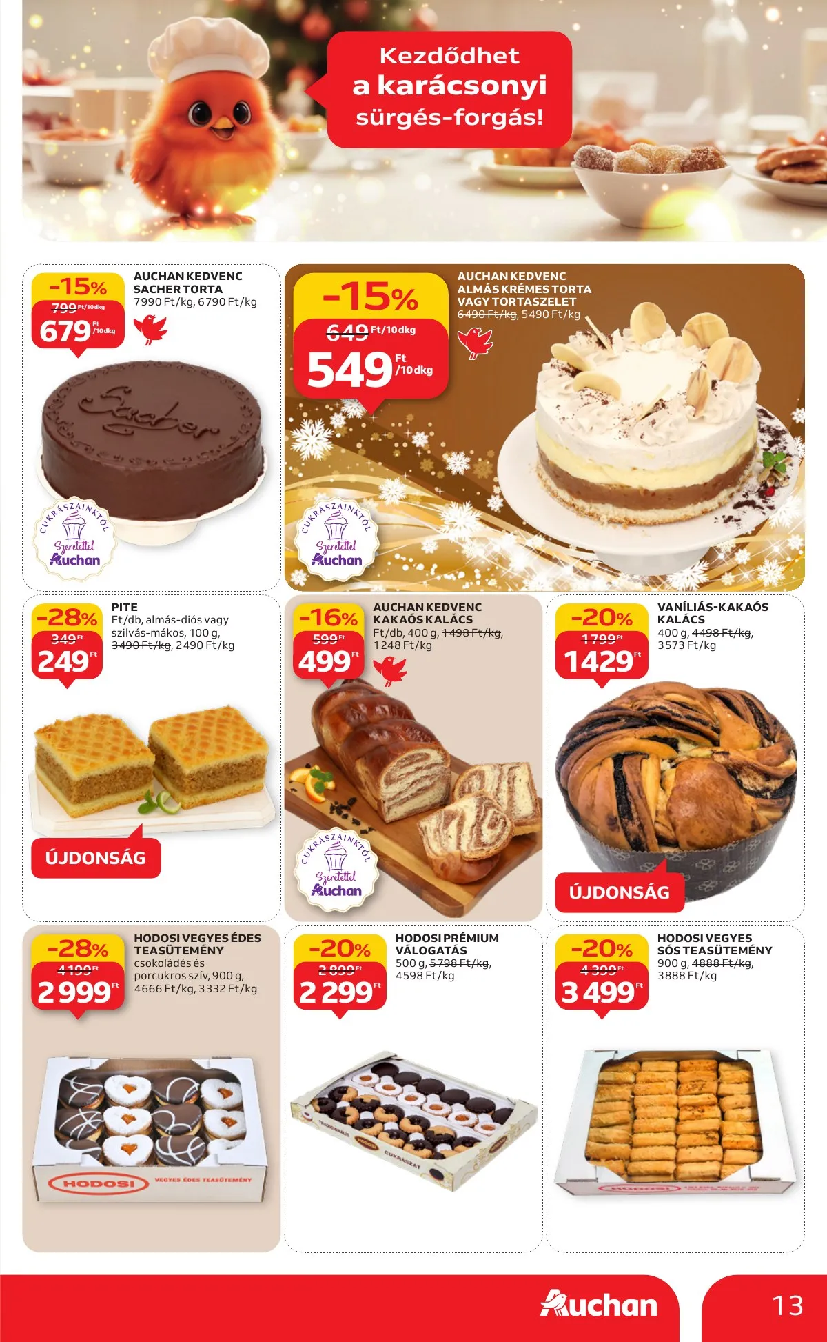 Auchan akciós újság Hipermarket 12.04–12.10 – 13. oldal