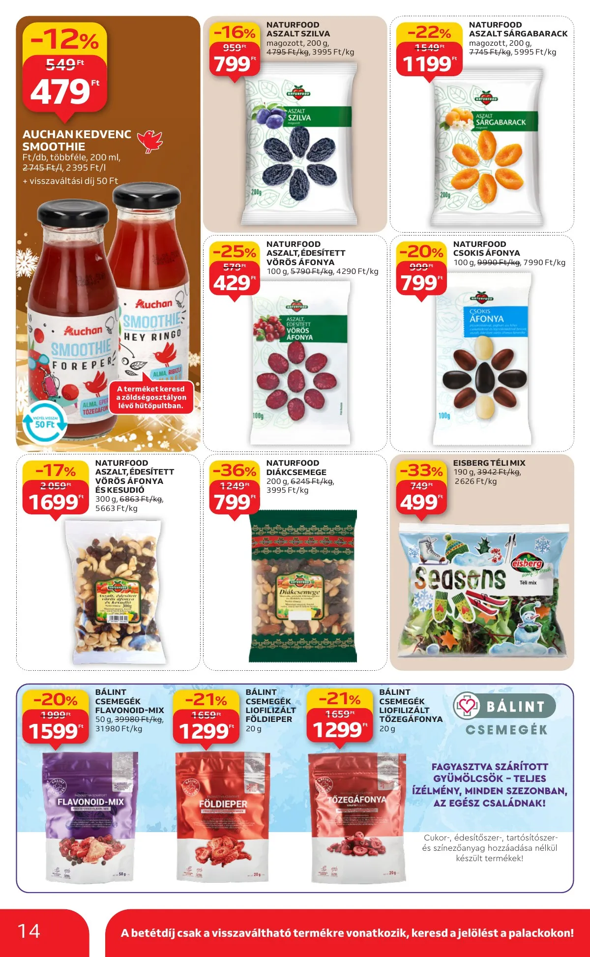 Auchan akciós újság Hipermarket 12.04–12.10 – 14. oldal